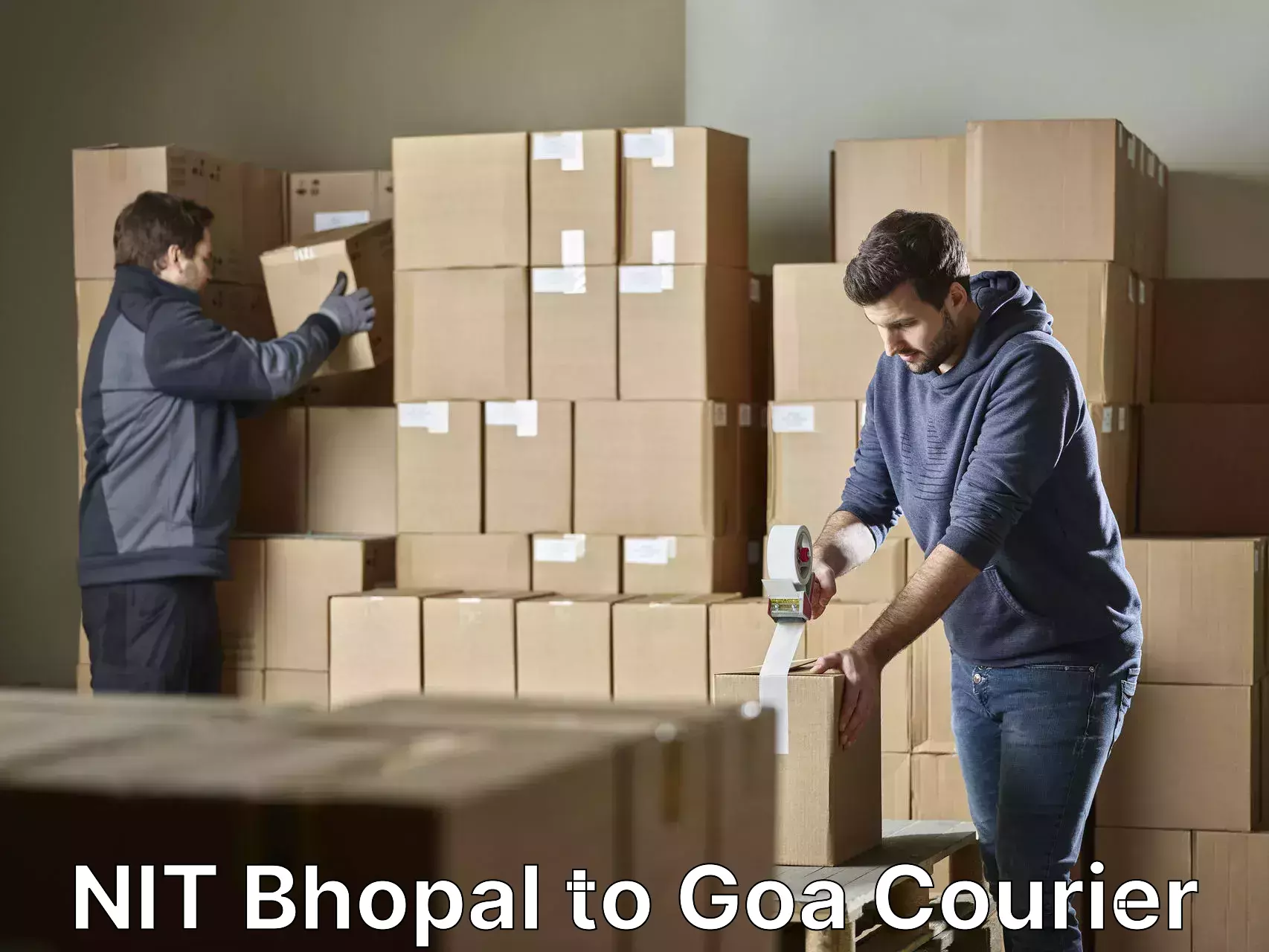 Full-service relocation NIT Bhopal to Goa University