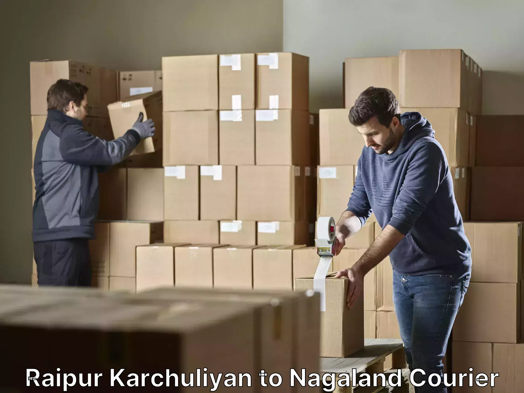 Full-service furniture transport Raipur Karchuliyan to Chumukedima