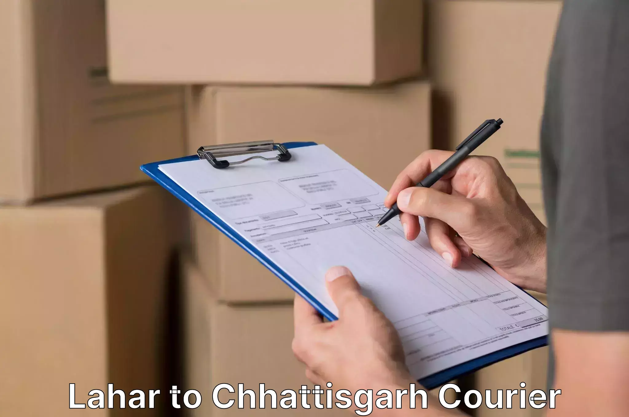 Furniture moving assistance Lahar to Chhattisgarh