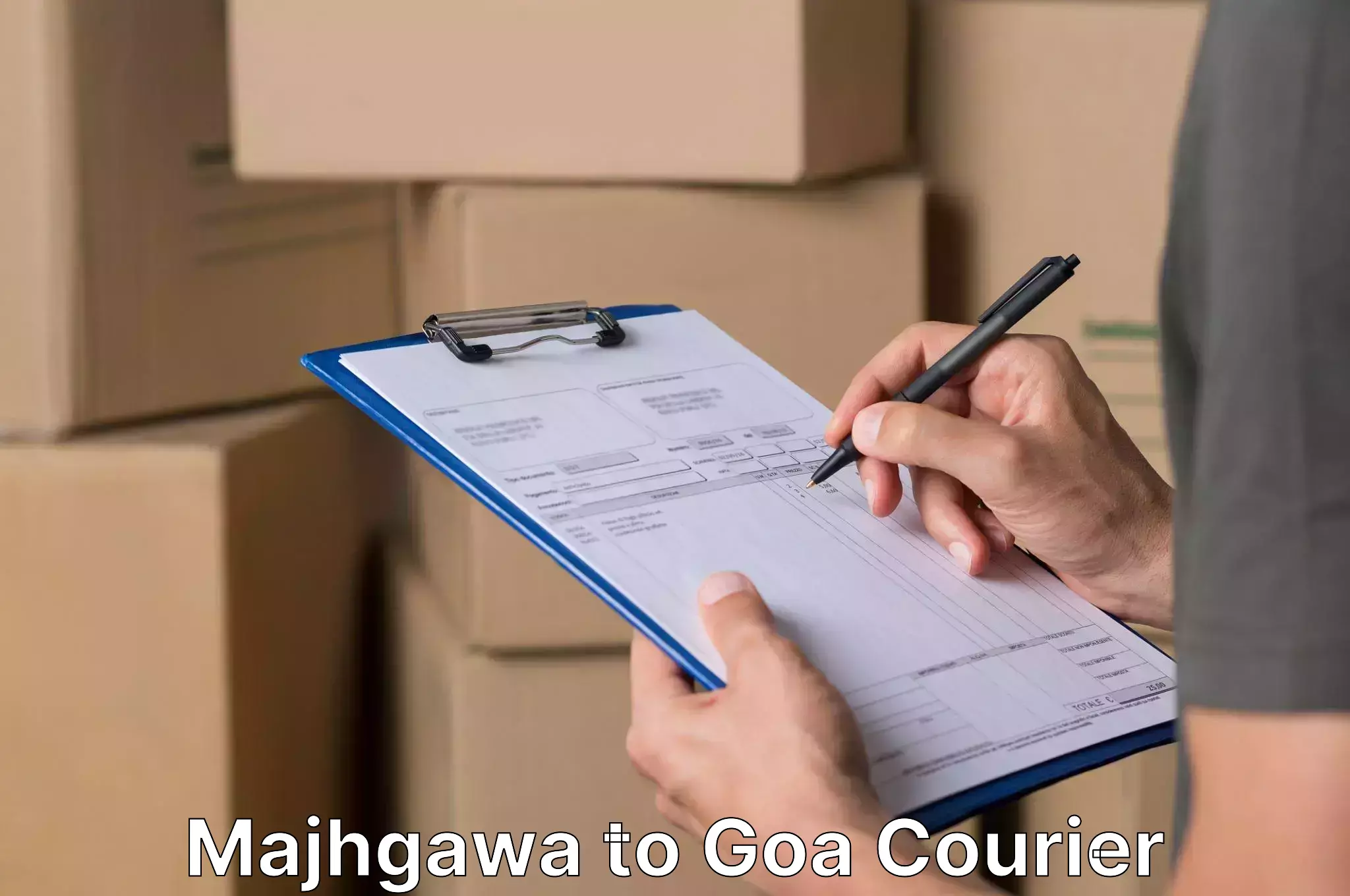 Professional moving assistance Majhgawa to Goa