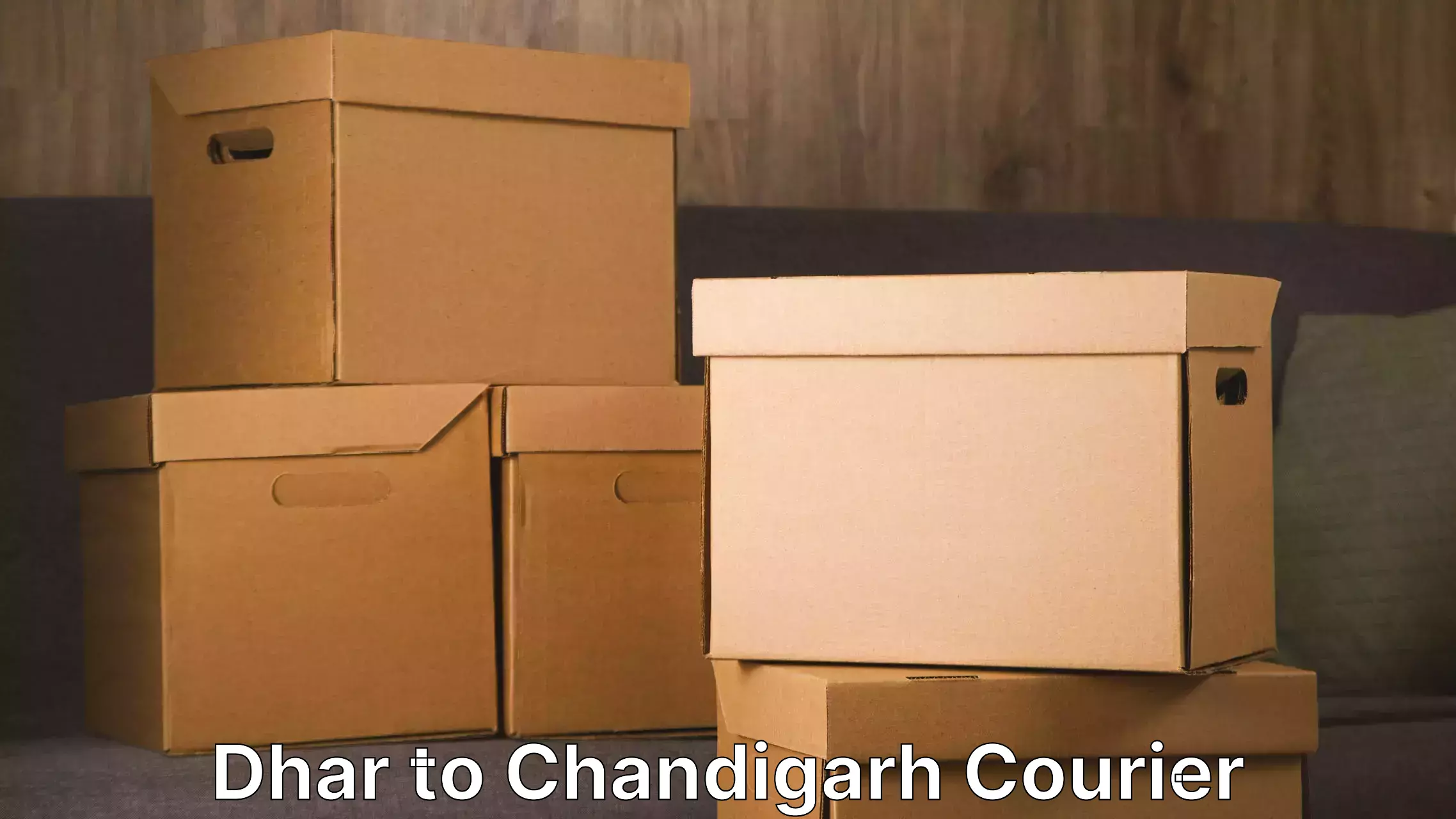 Household goods transport Dhar to Chandigarh