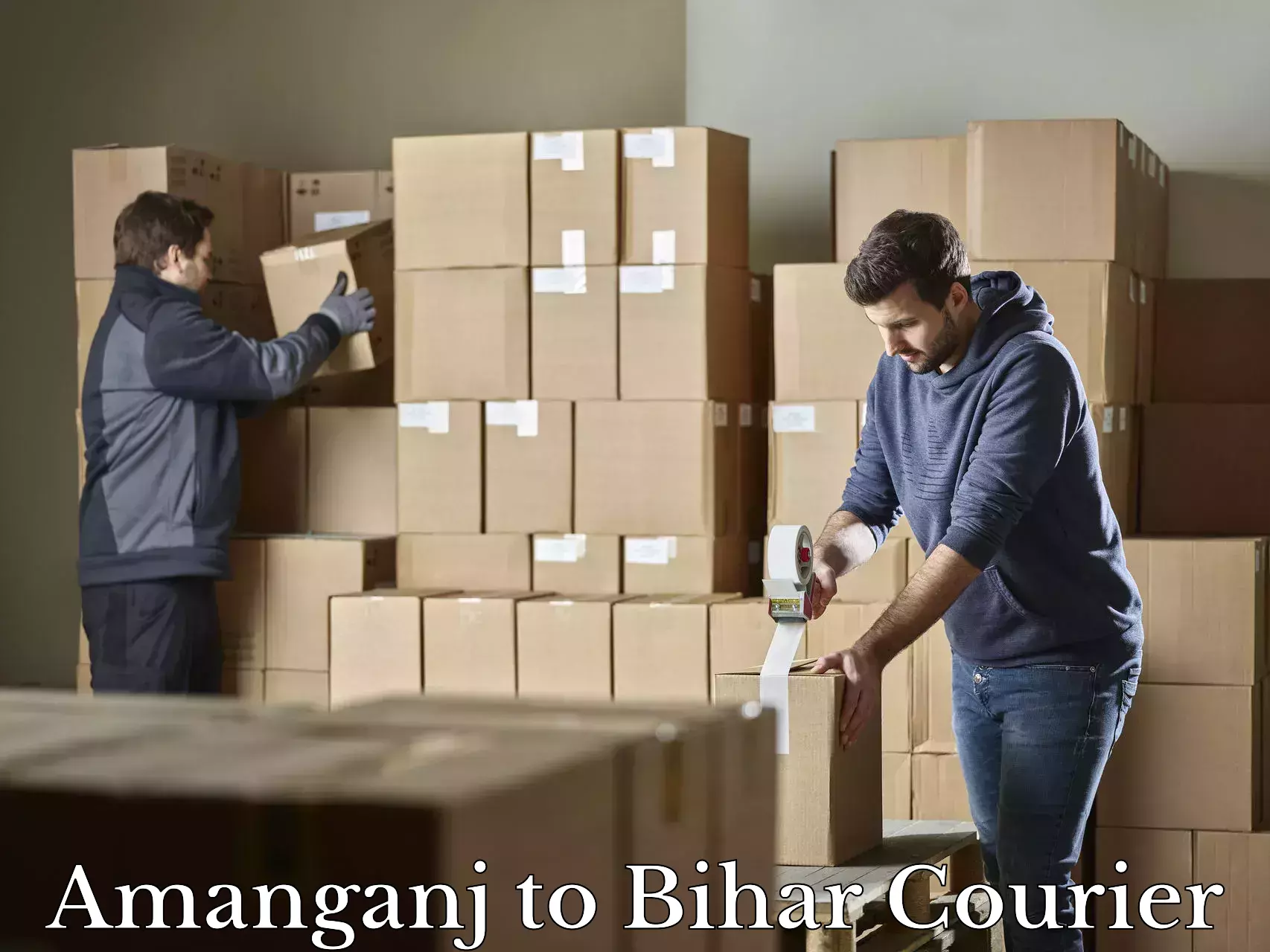 Luggage delivery rates Amanganj to Bihar Sharif