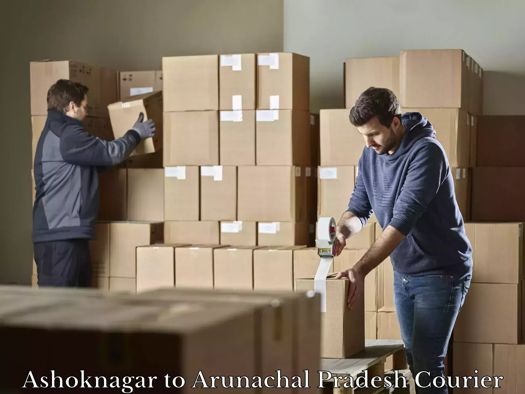 Luggage delivery app Ashoknagar to Lower Subansiri