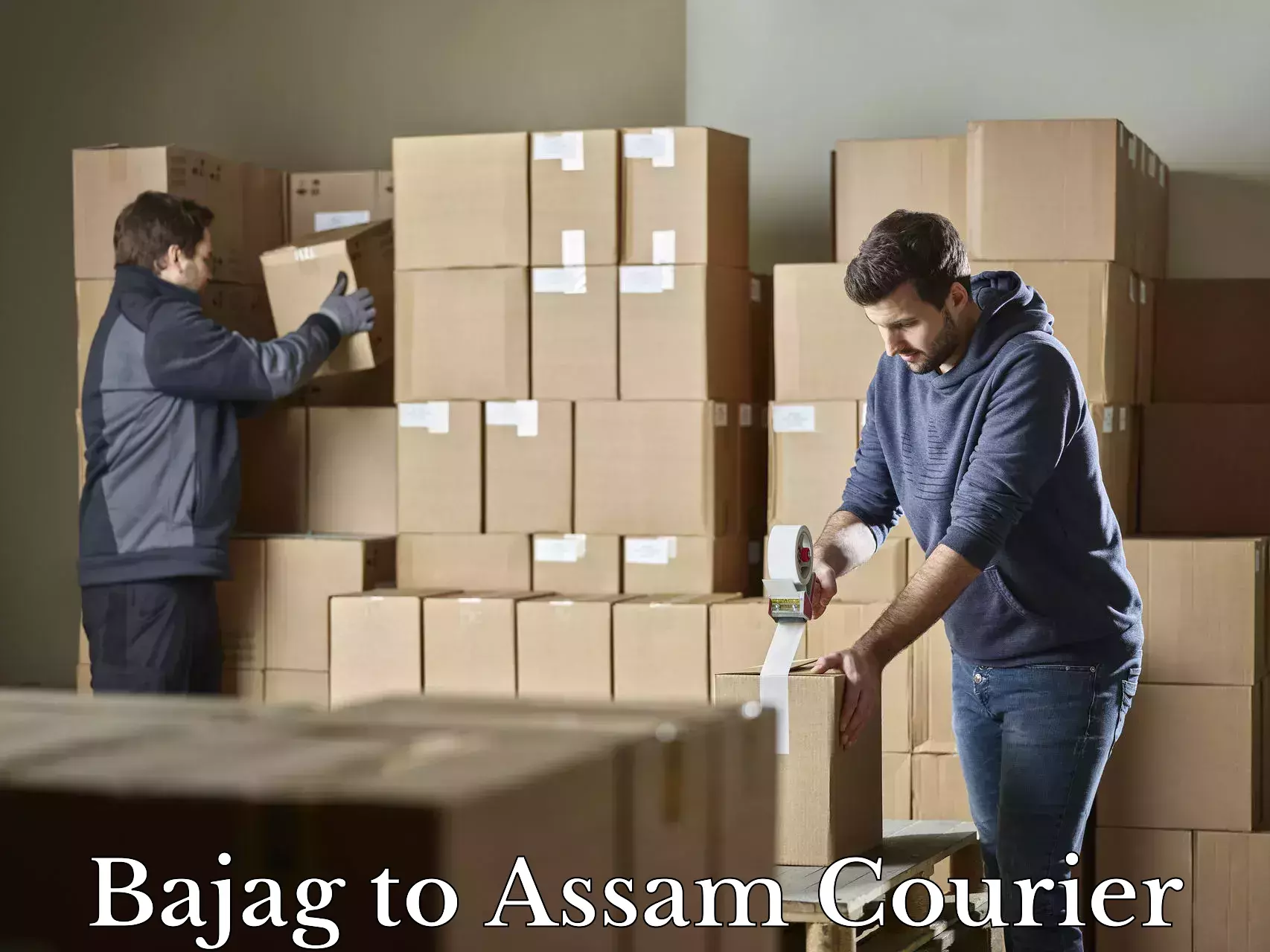 Luggage shipping estimate Bajag to Assam