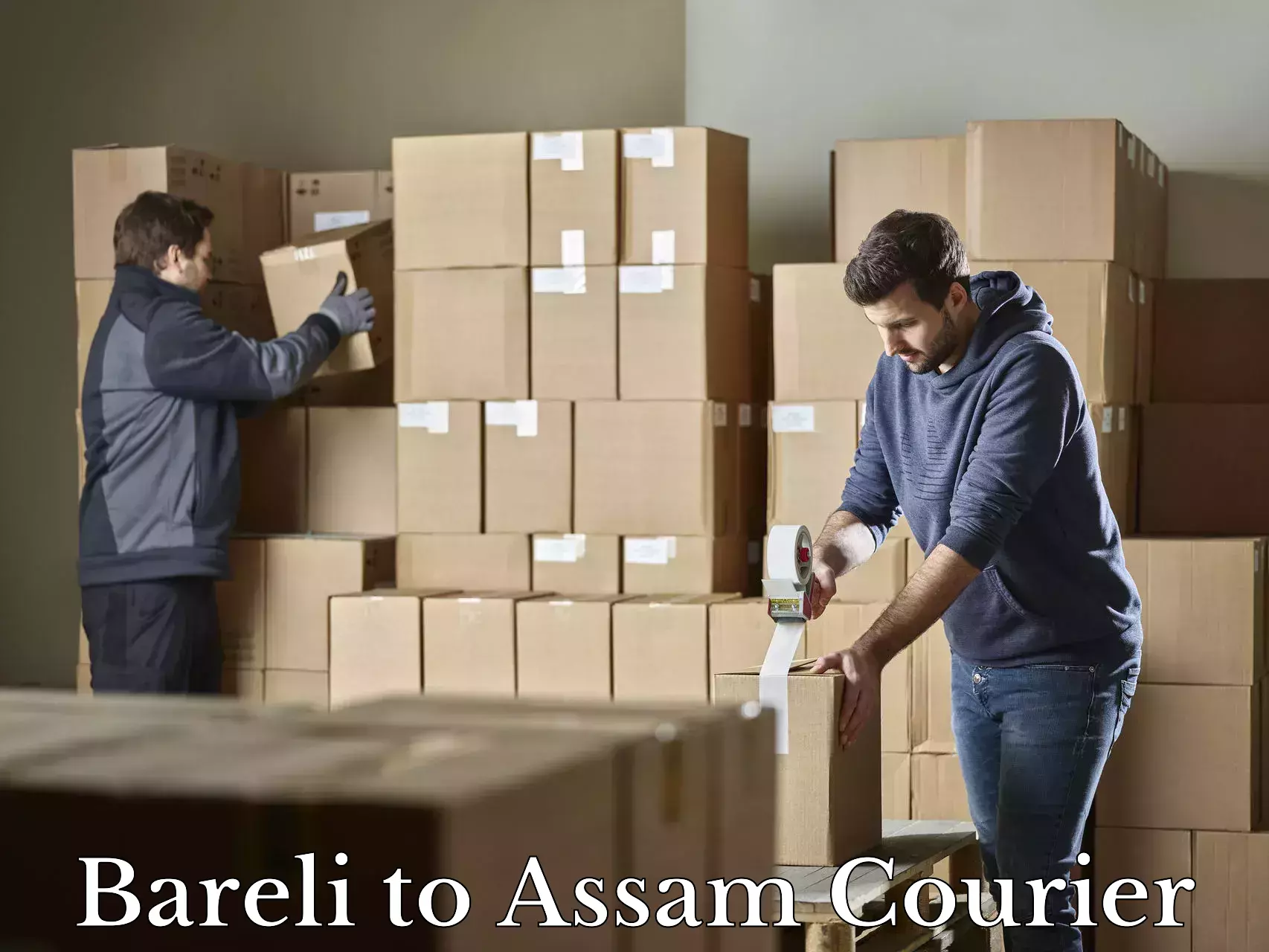 Hassle-free luggage shipping Bareli to Assam