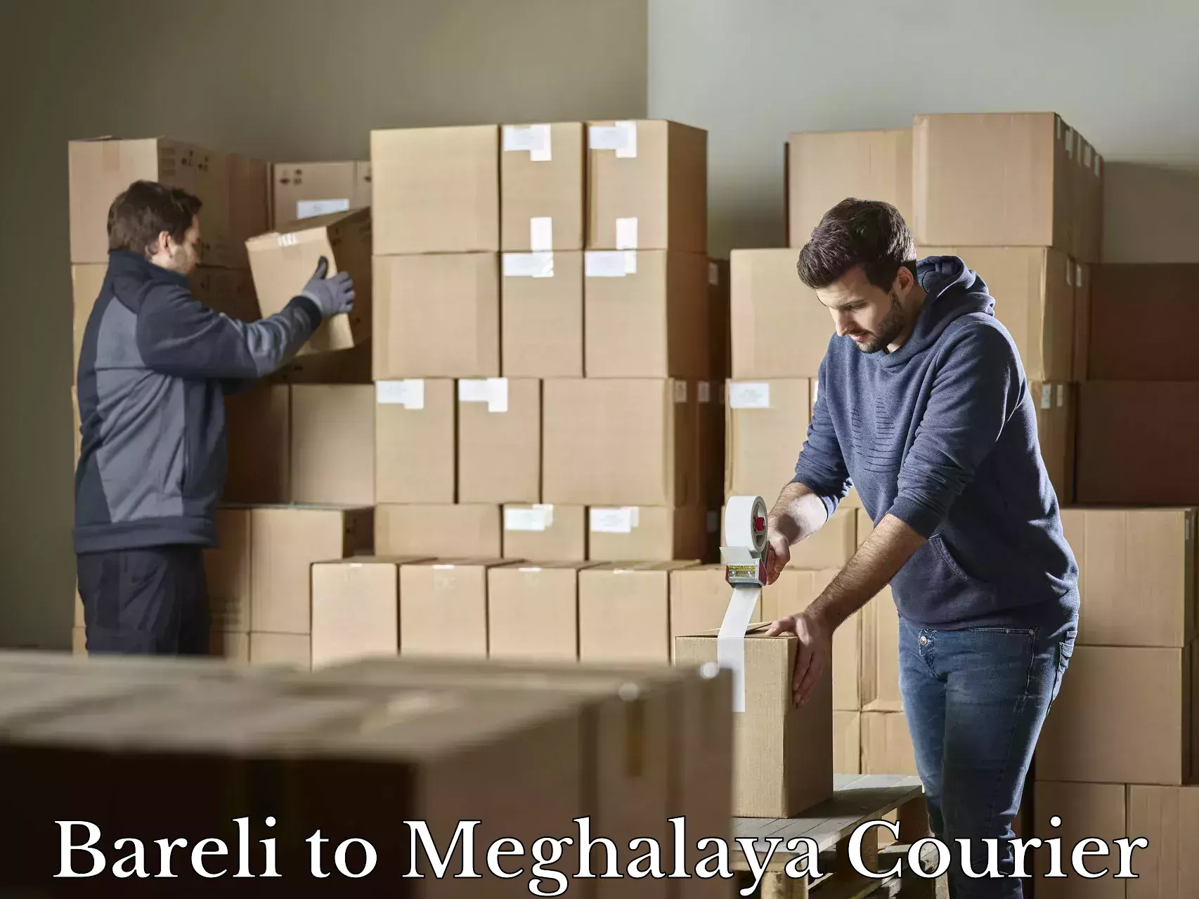 Baggage delivery planning Bareli to NIT Meghalaya