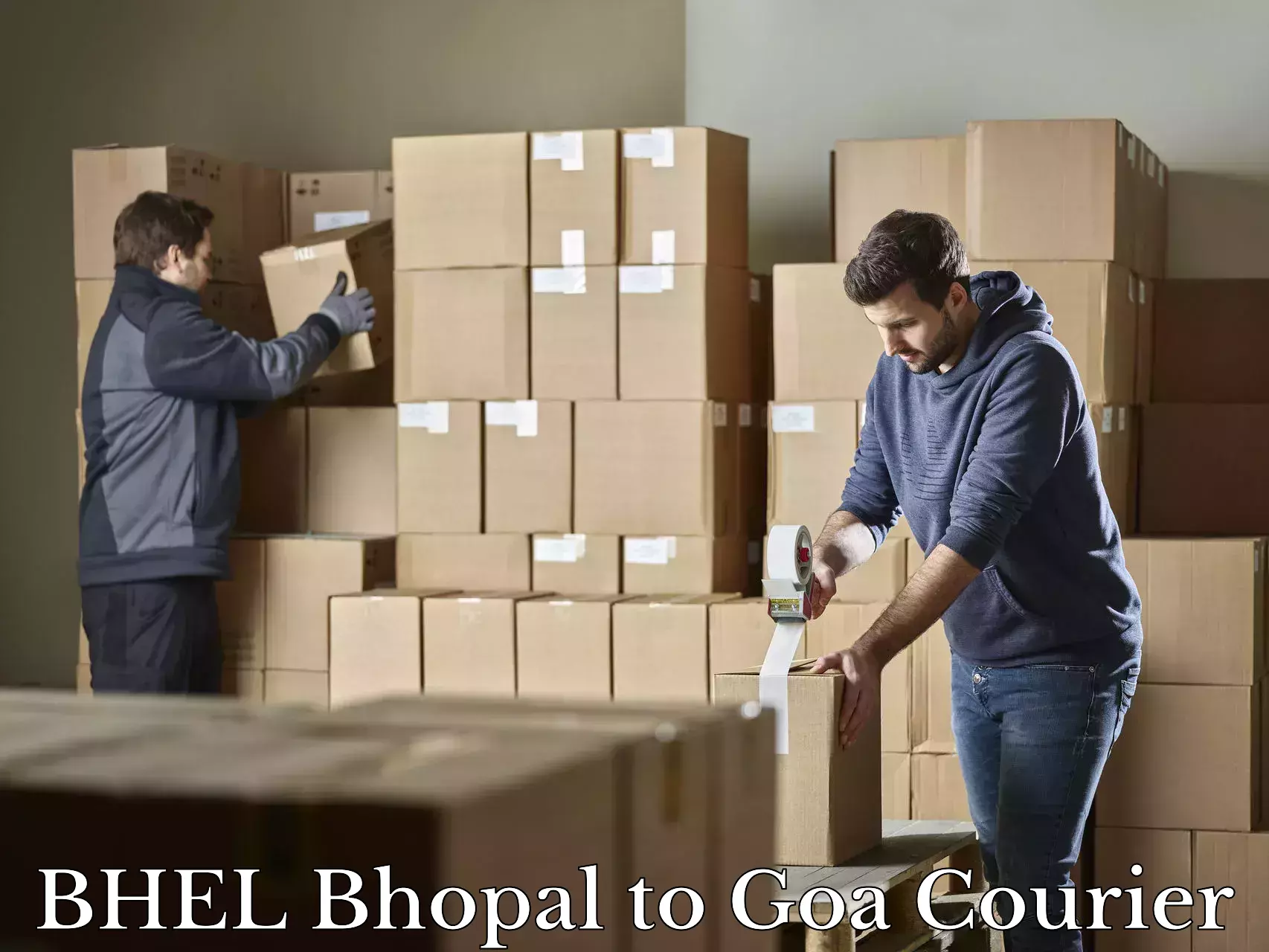 Baggage courier service BHEL Bhopal to IIT Goa