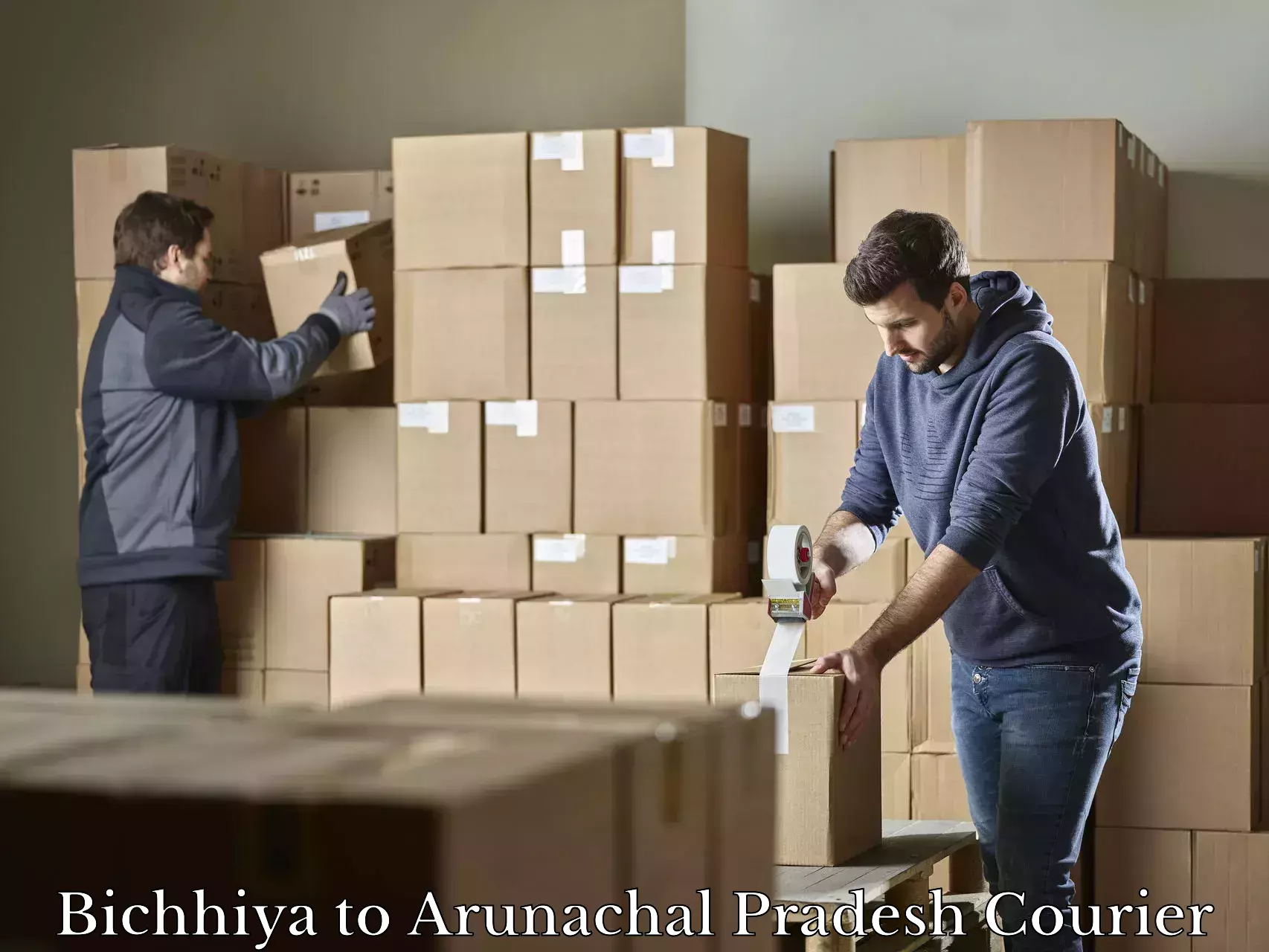 Baggage shipping calculator Bichhiya to Rajiv Gandhi University Itanagar