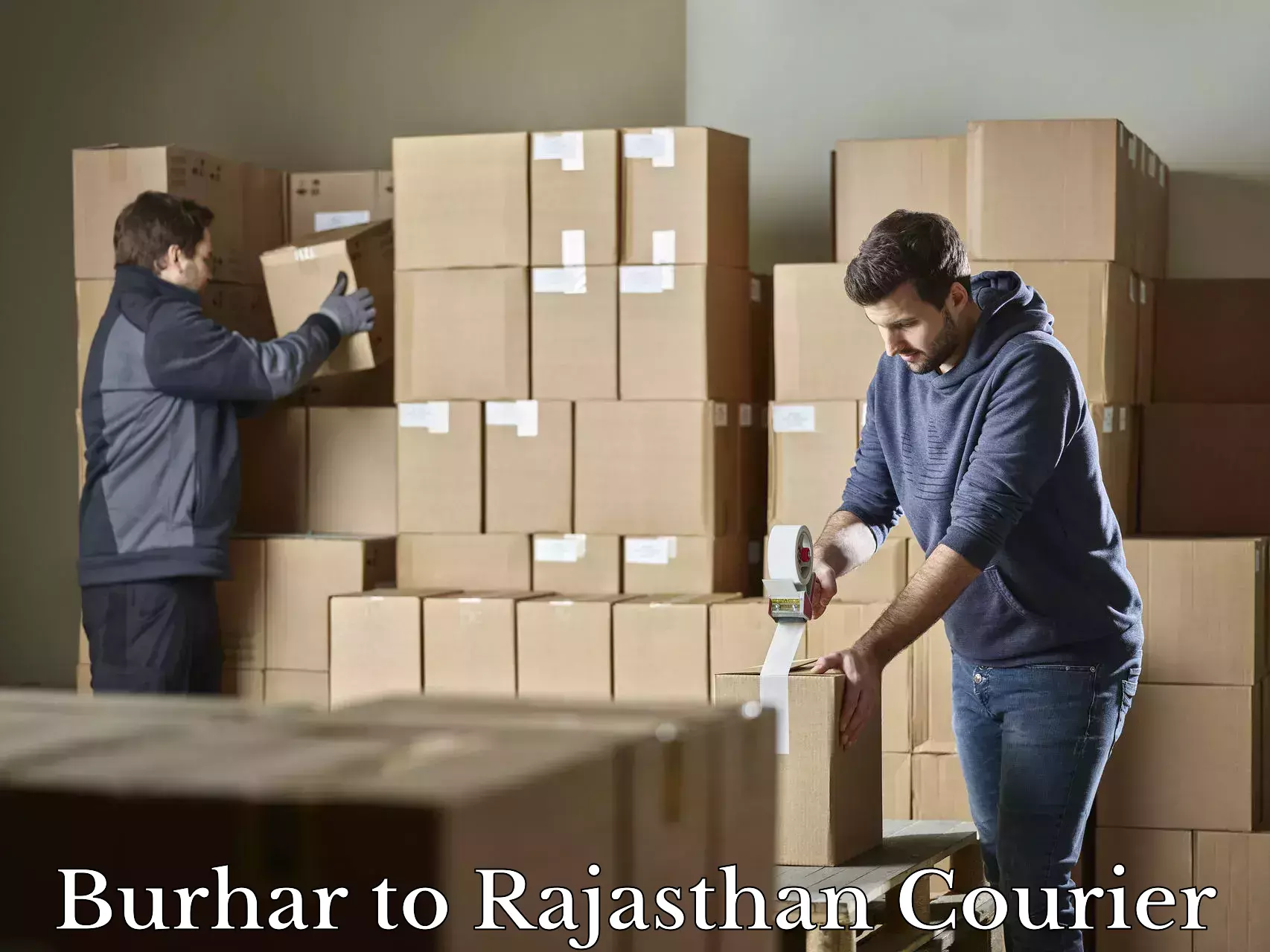Baggage courier rates in Burhar to Pratapgarh Rajasthan