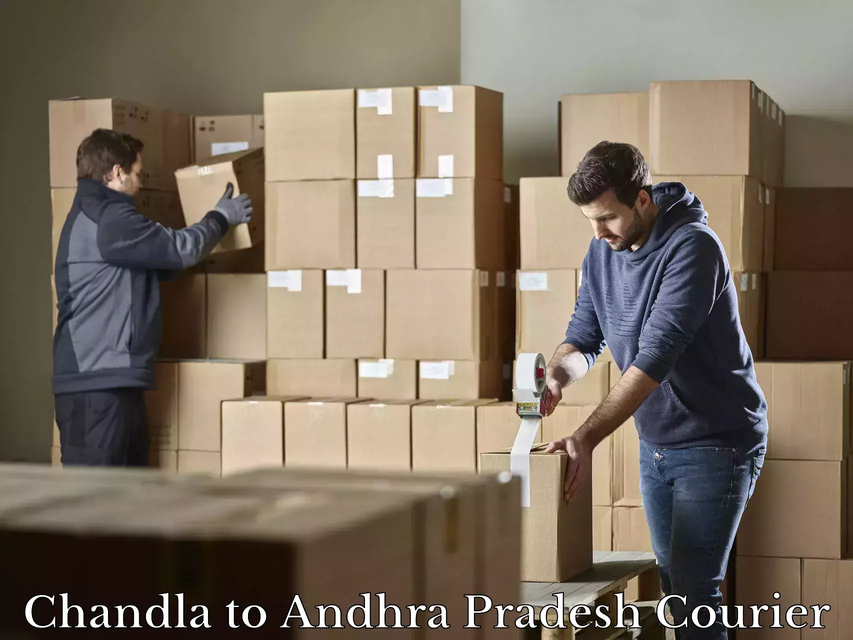 Luggage shipping discounts Chandla to Andhra Pradesh
