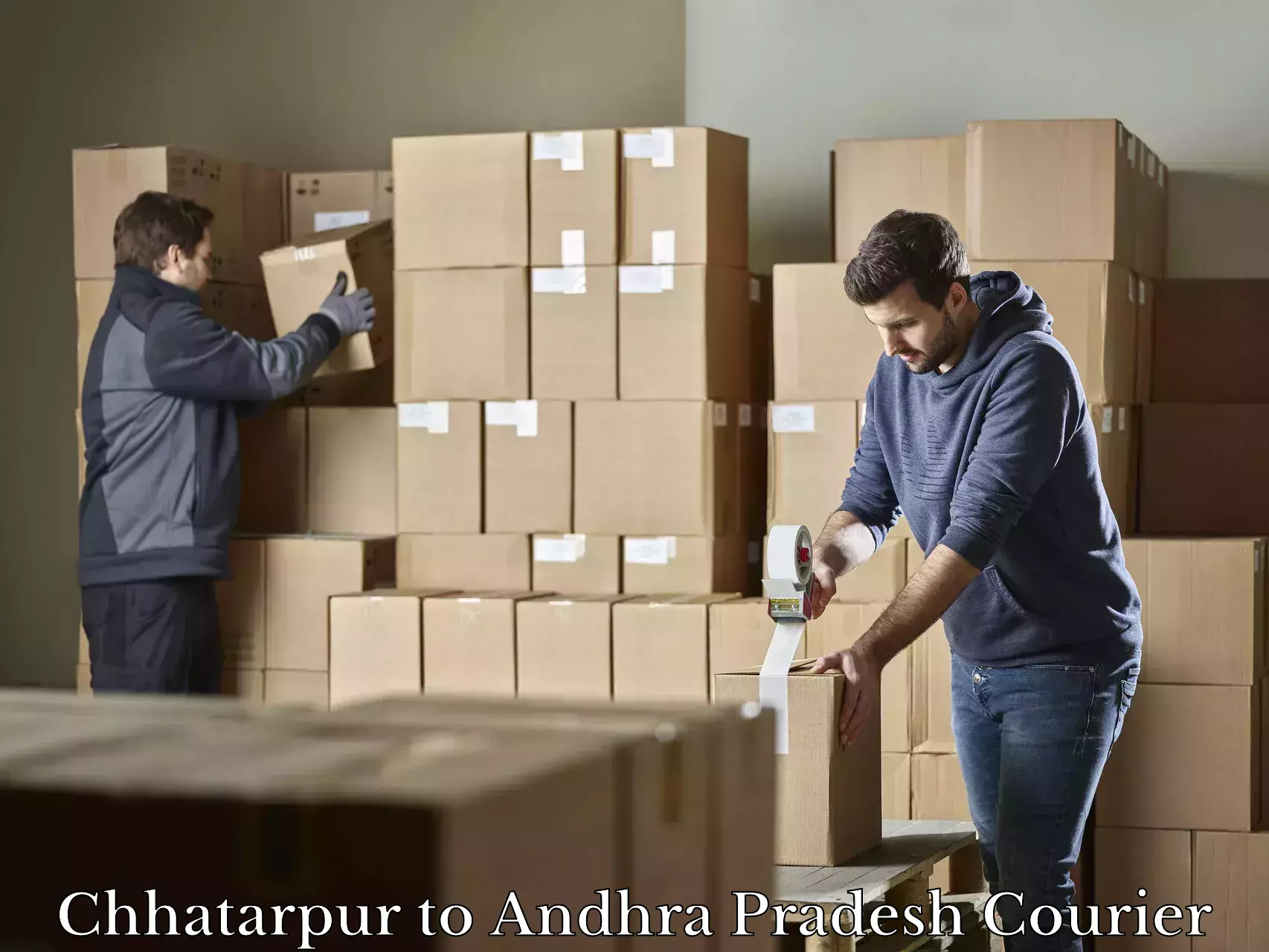 Luggage shipping strategy in Chhatarpur to Achampet Palnadu