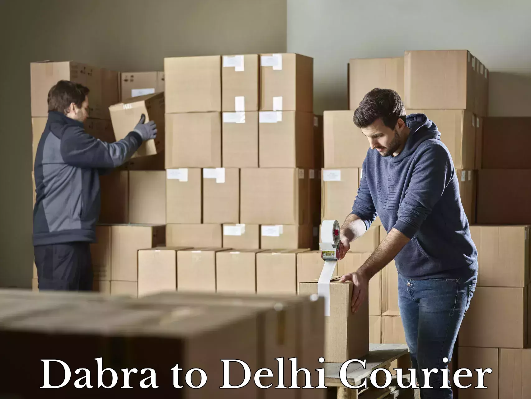 Innovative luggage delivery Dabra to Ashok Vihar
