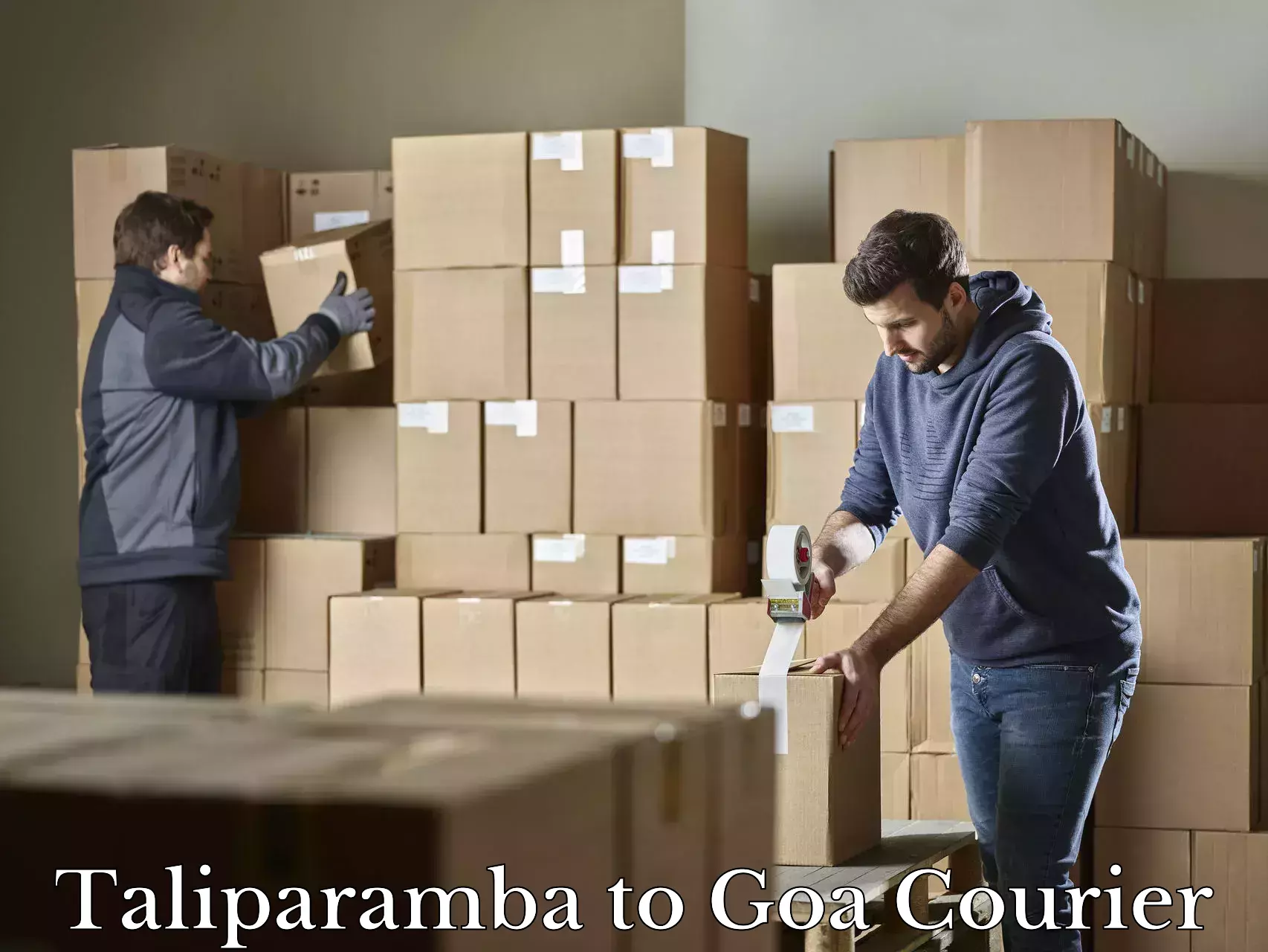 Luggage shipping management Taliparamba to IIT Goa