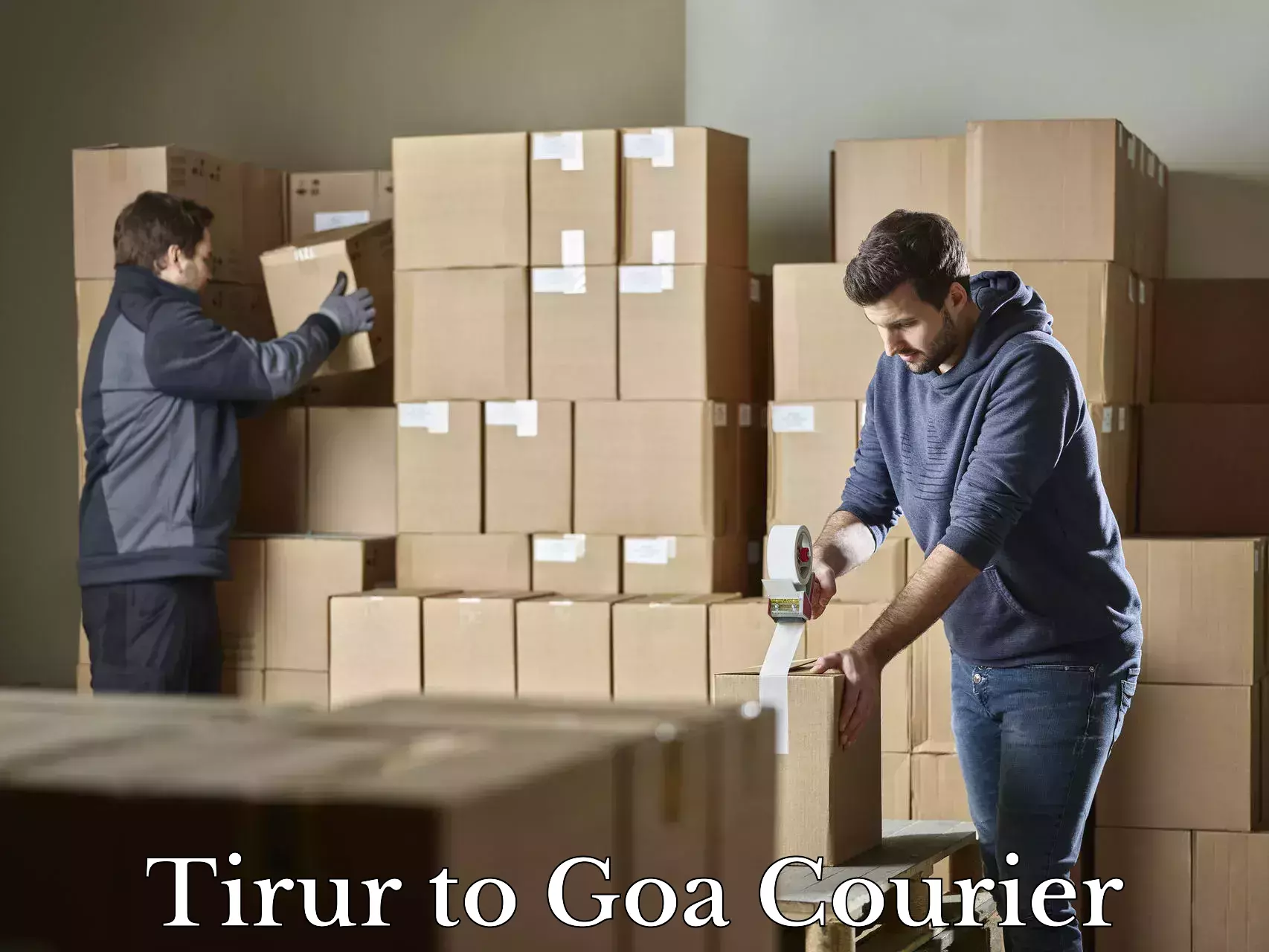 Baggage courier optimization in Tirur to Mormugao Port