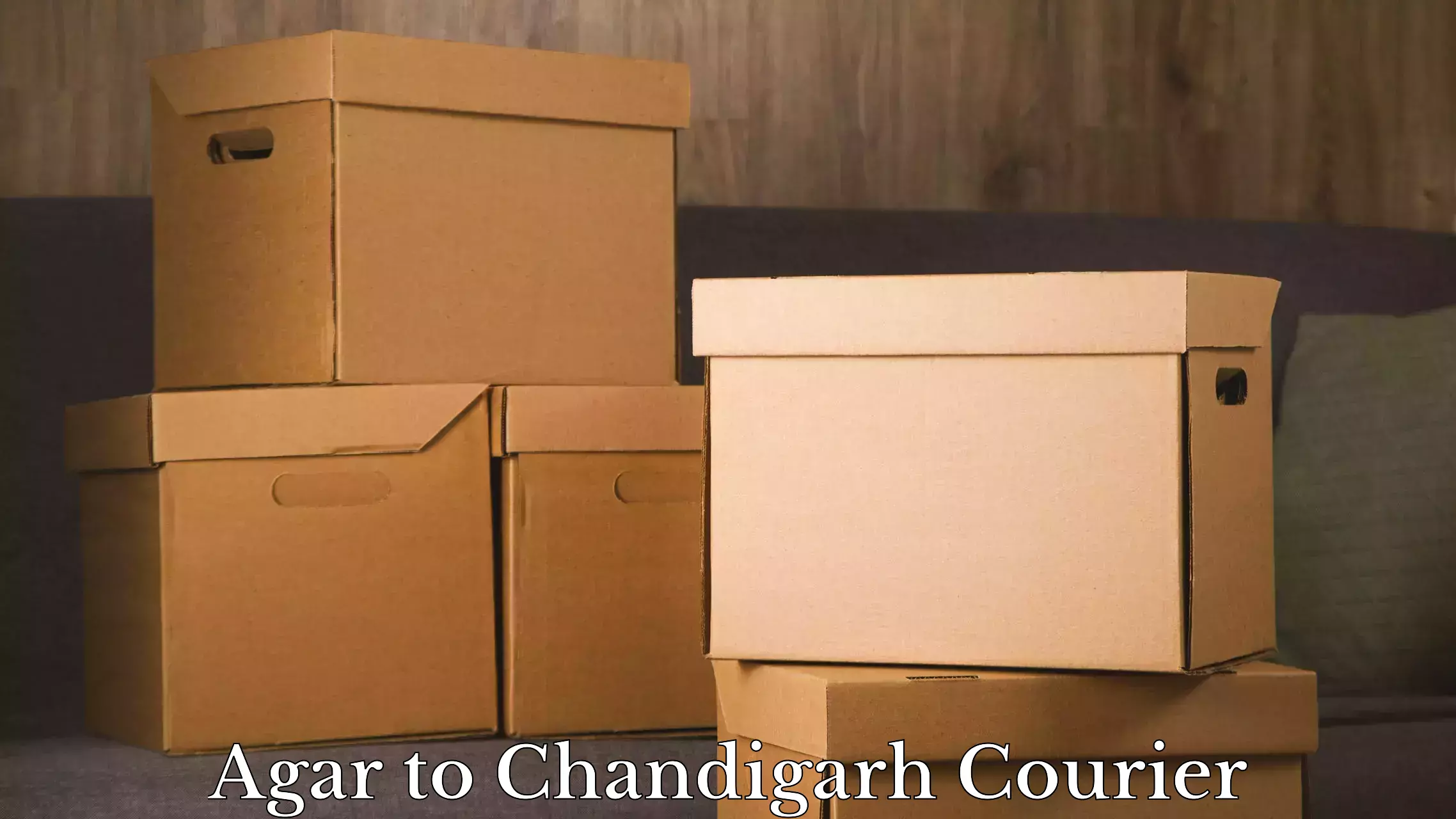 Same day baggage transport Agar to Panjab University Chandigarh