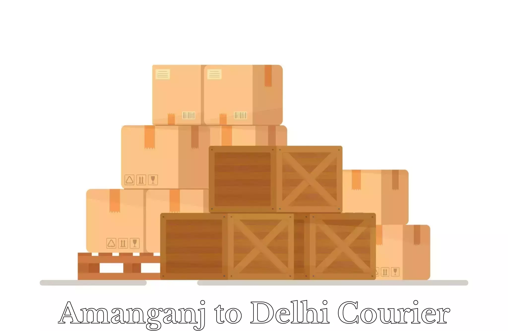Baggage courier FAQs Amanganj to Jamia Millia Islamia New Delhi