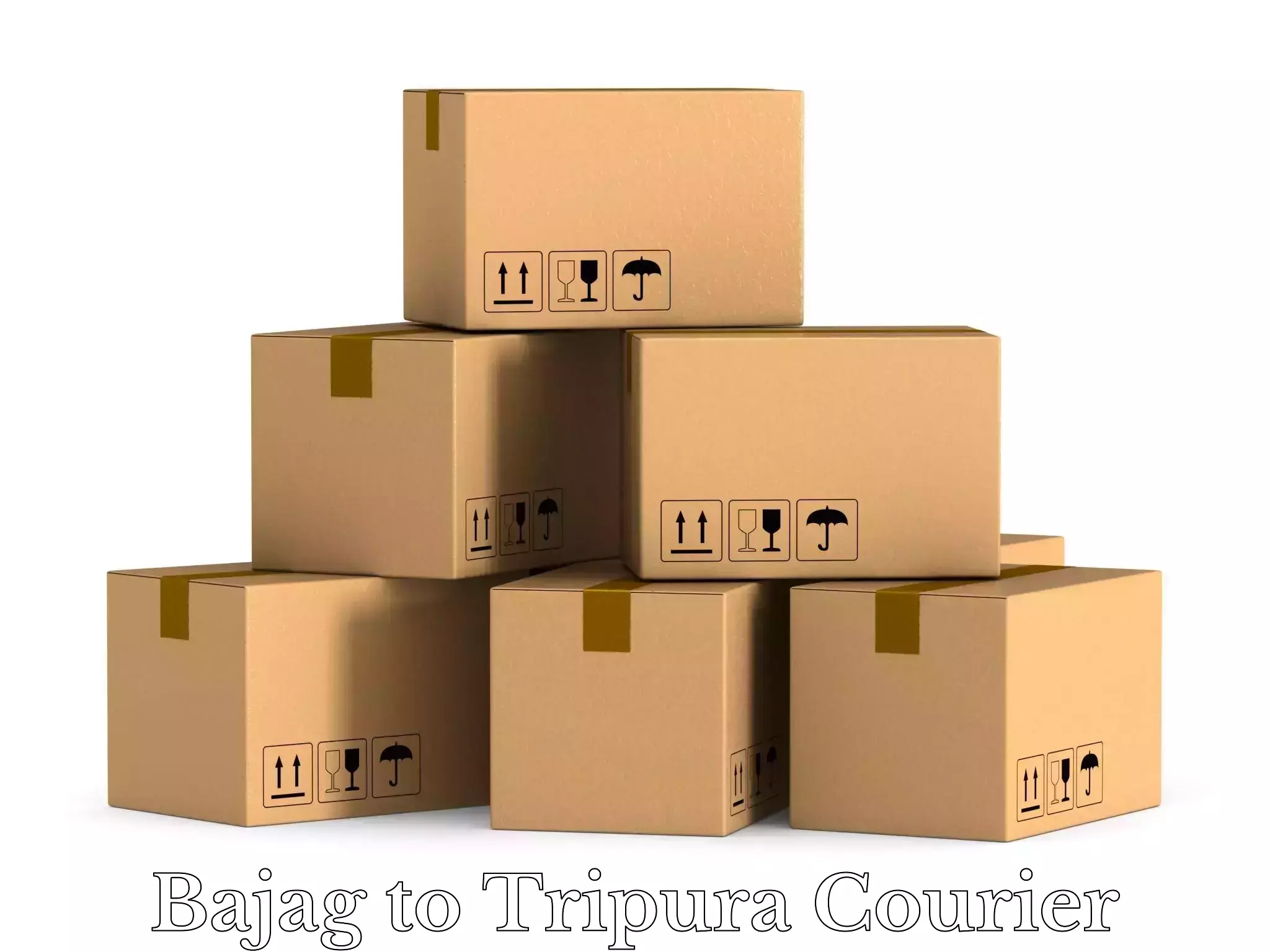 Round trip baggage courier Bajag to Teliamura