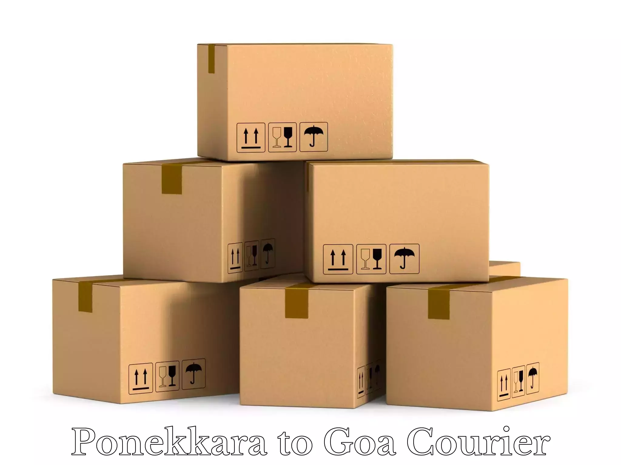 Luggage delivery system Ponekkara to Goa University