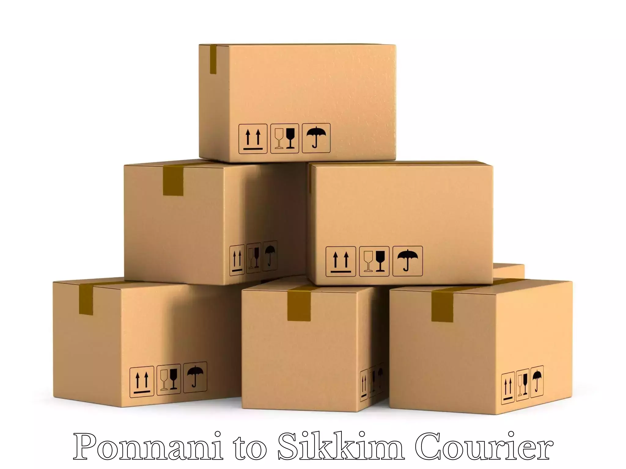 Efficient baggage courier system Ponnani to East Sikkim