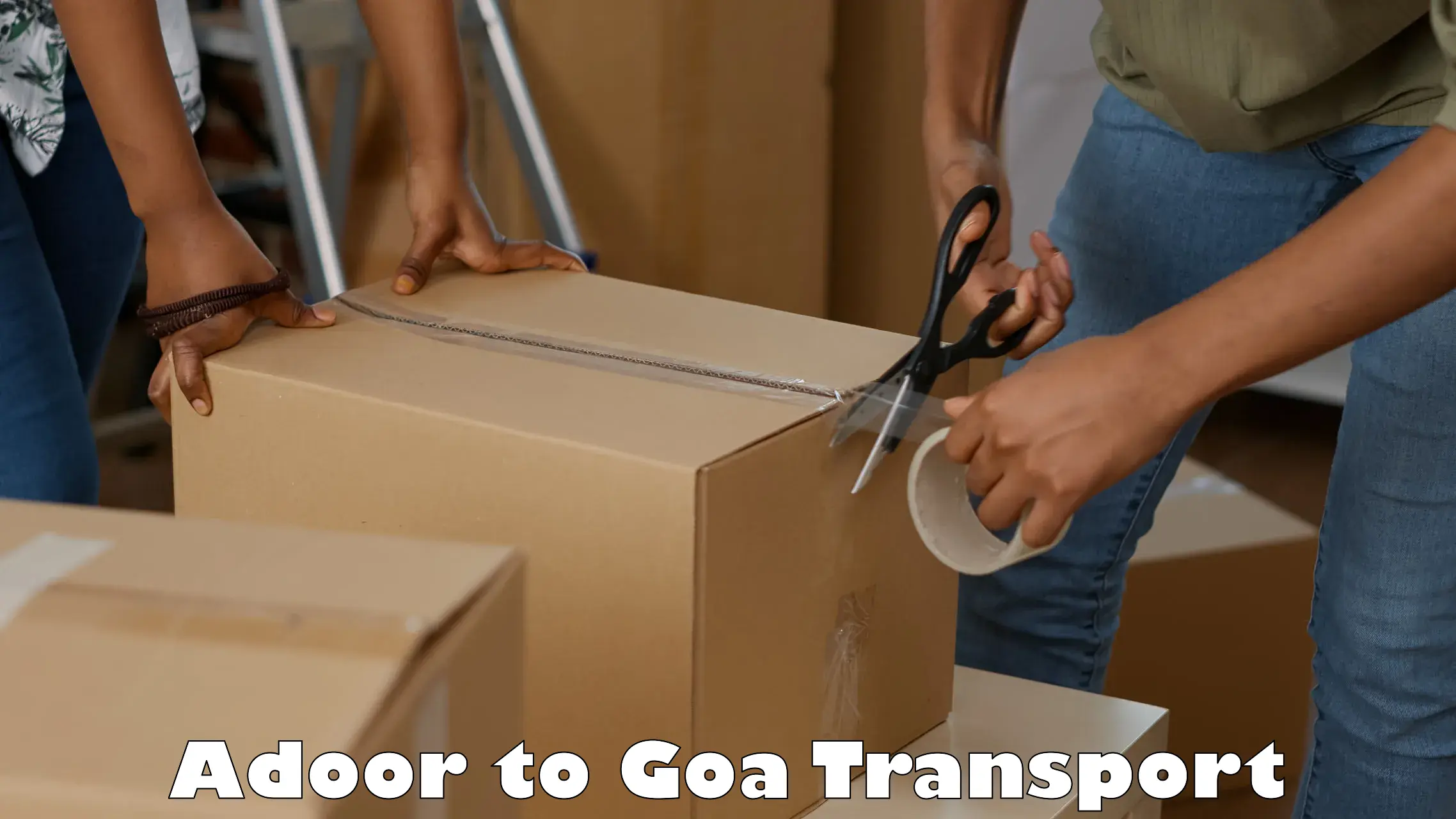 Shipping partner Adoor to Goa University