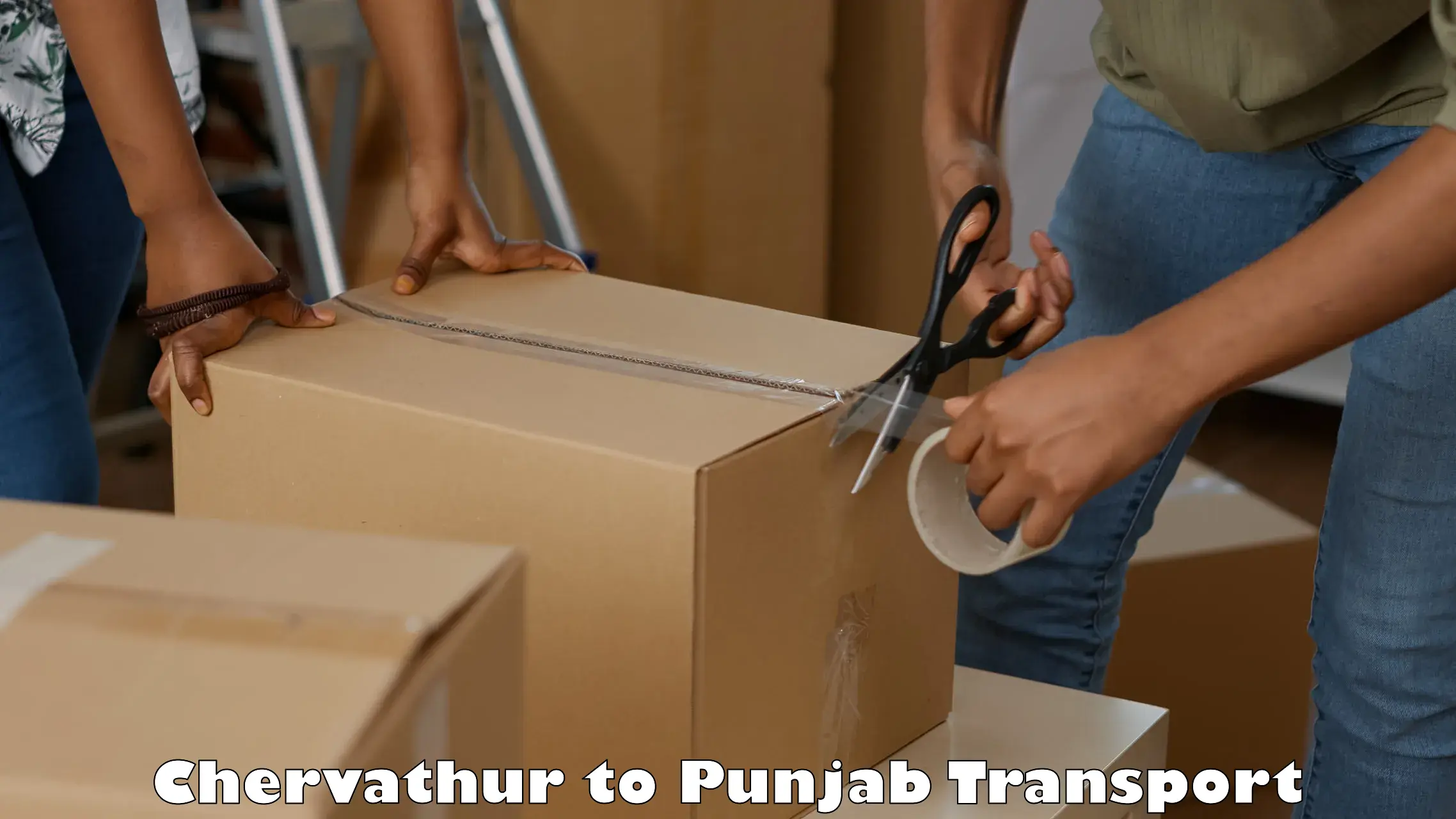 Truck transport companies in India Chervathur to Abohar