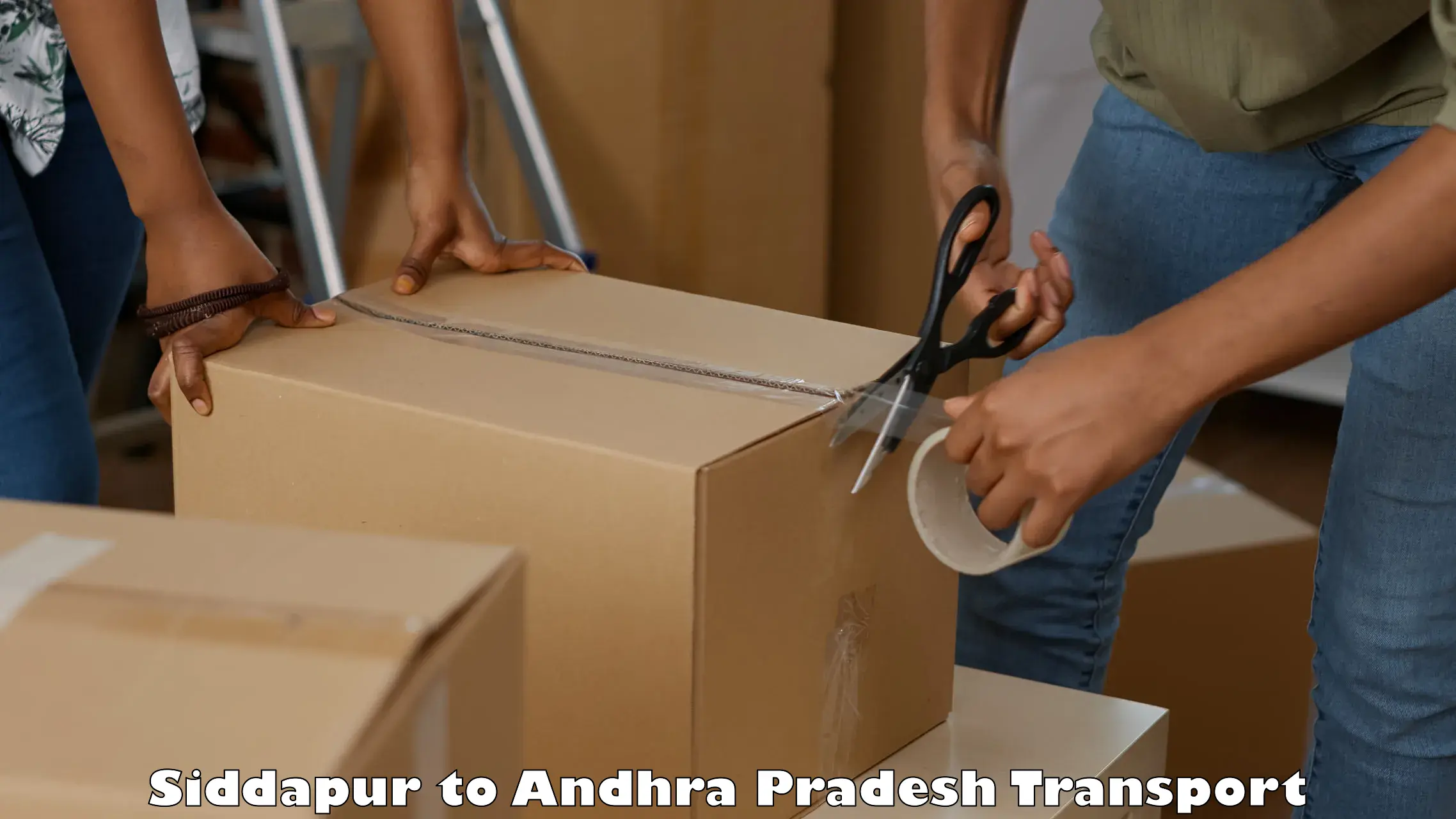 Parcel transport services Siddapur to Chirala