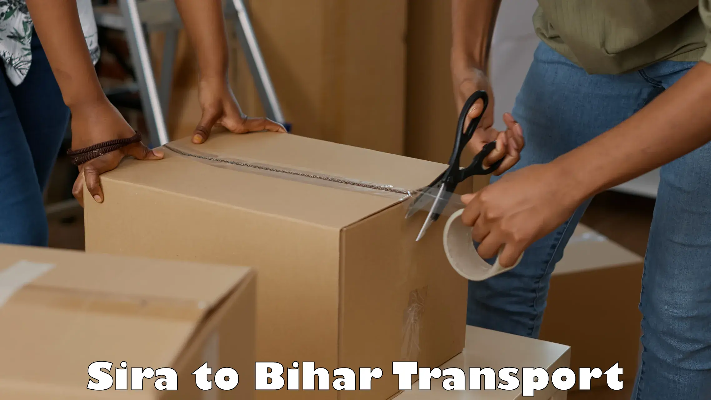 Two wheeler parcel service Sira to Bharwara
