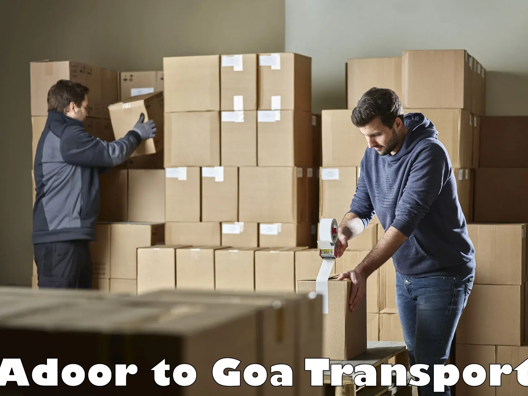 Door to door transport services Adoor to Margao