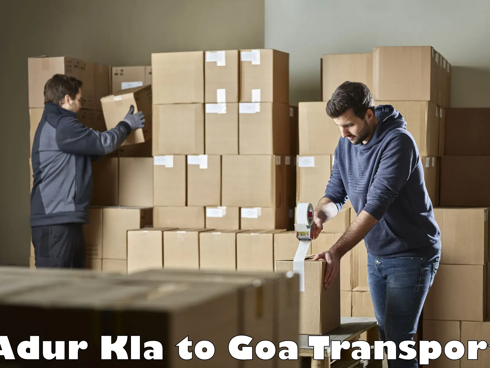 Daily transport service Adur Kla to Mormugao Port