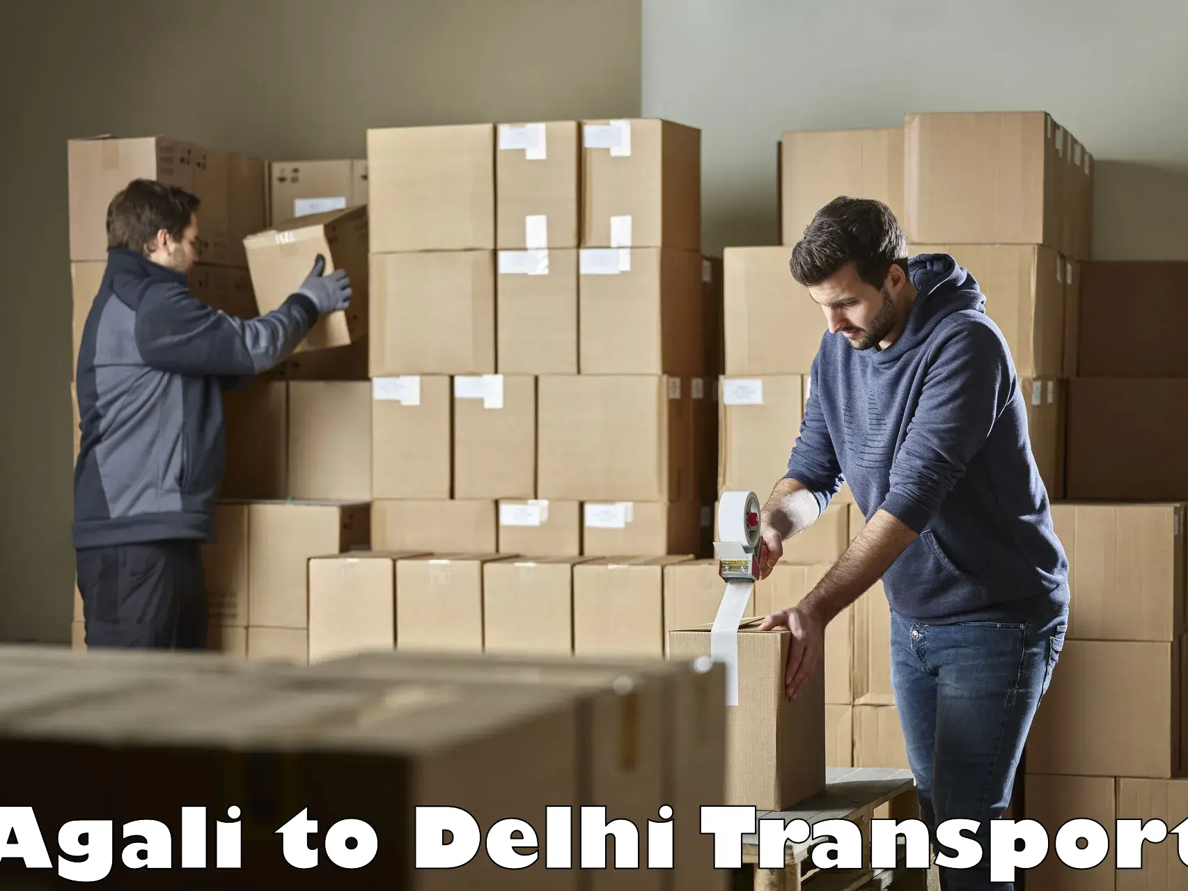 Domestic transport services in Agali to Jamia Millia Islamia New Delhi