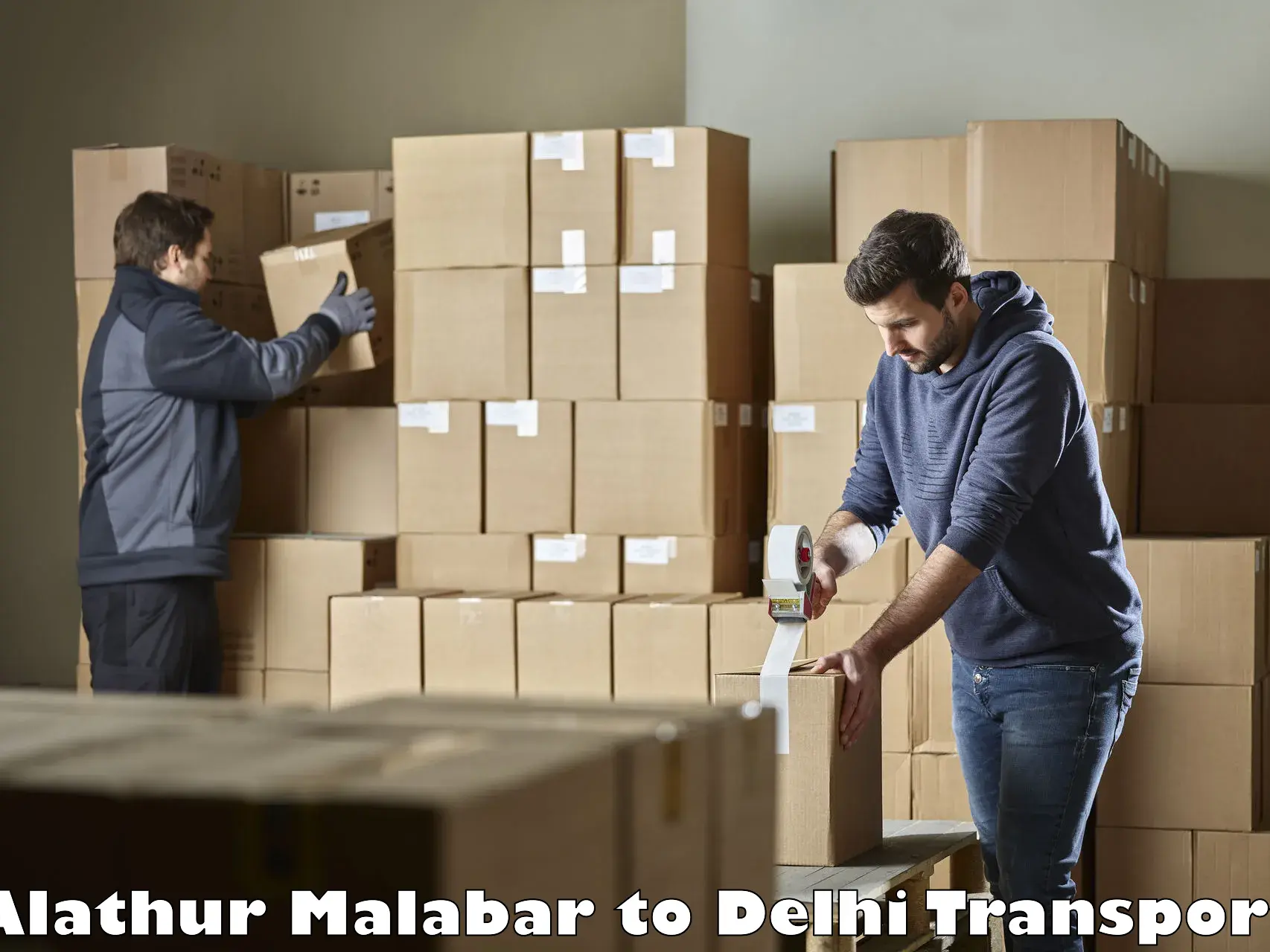 Daily parcel service transport Alathur Malabar to Burari