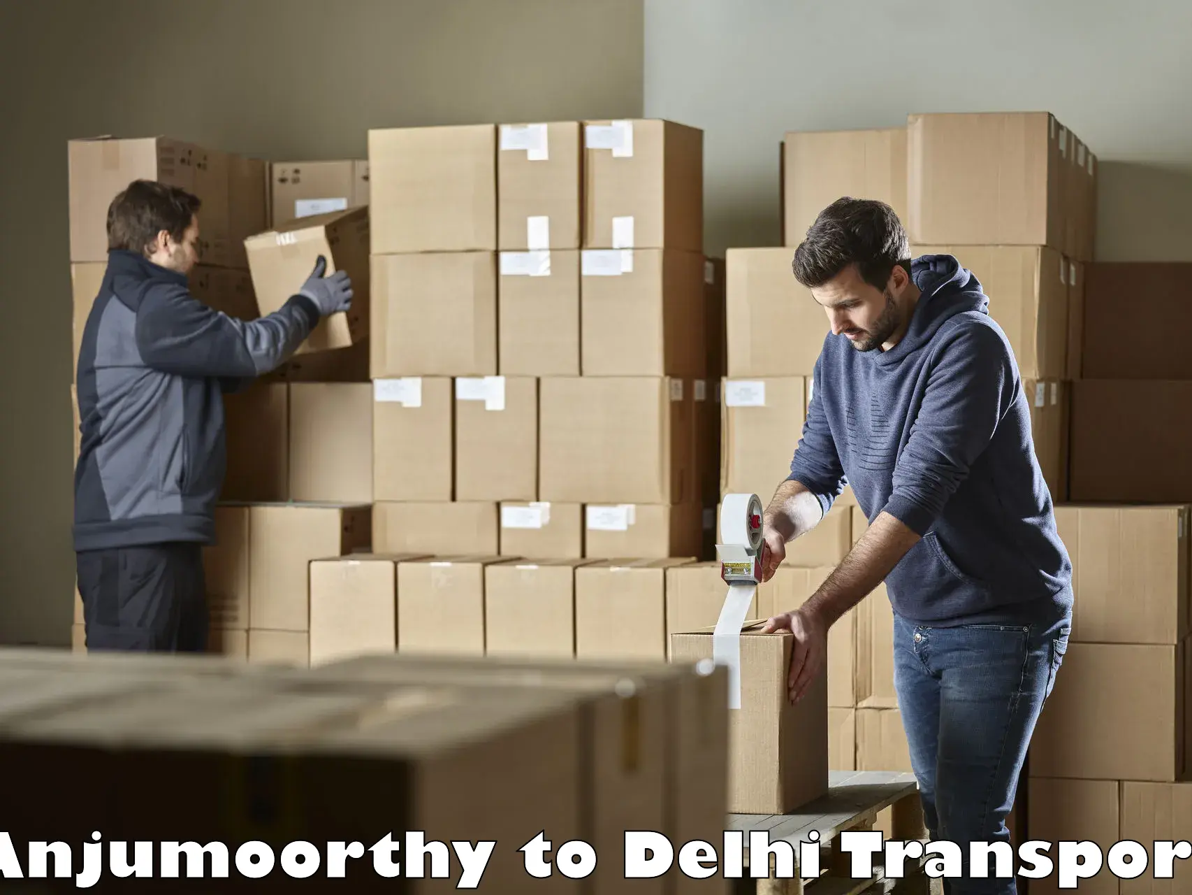 Lorry transport service in Anjumoorthy to Jamia Millia Islamia New Delhi