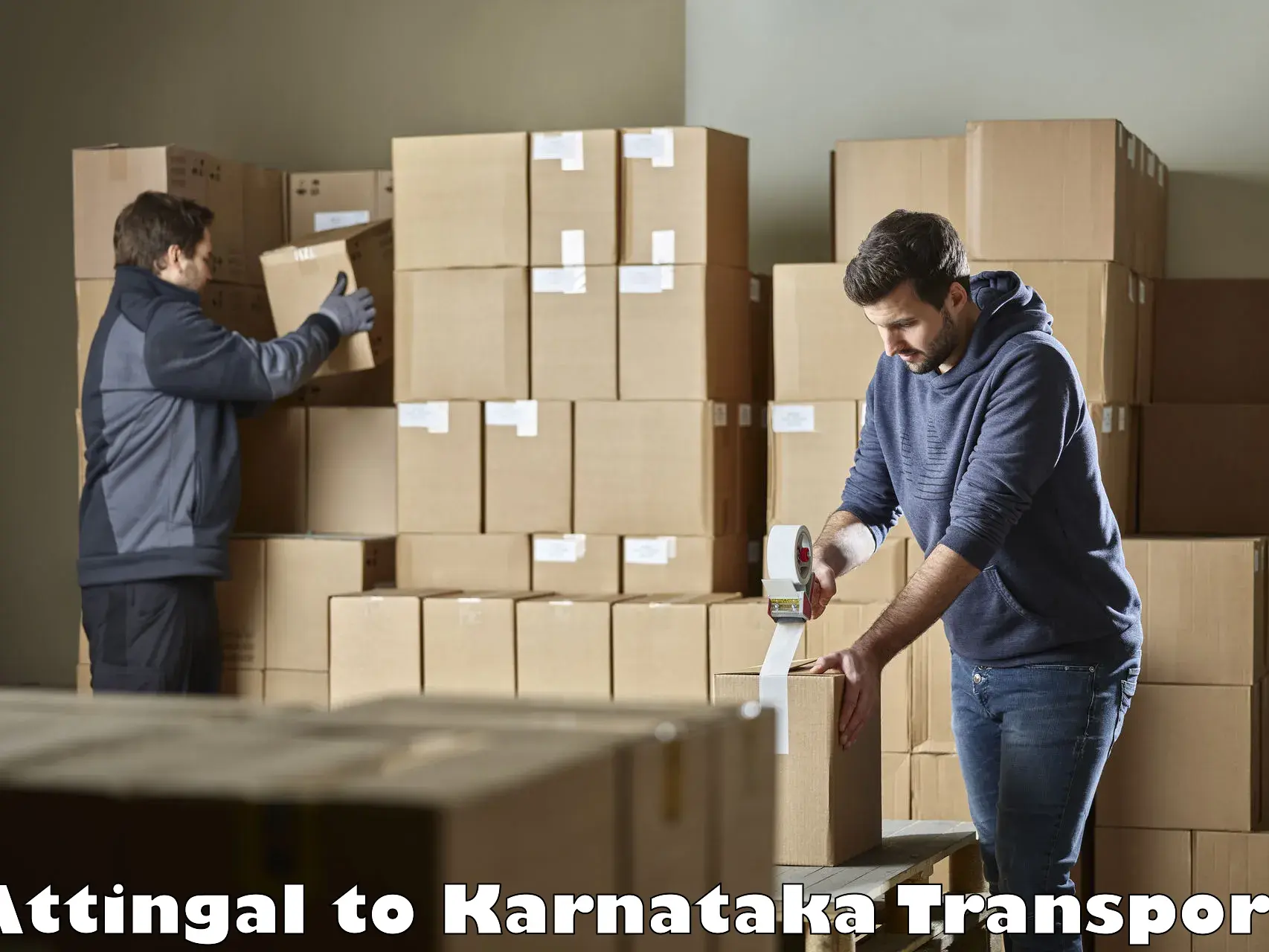 Daily parcel service transport Attingal to Bagalkot