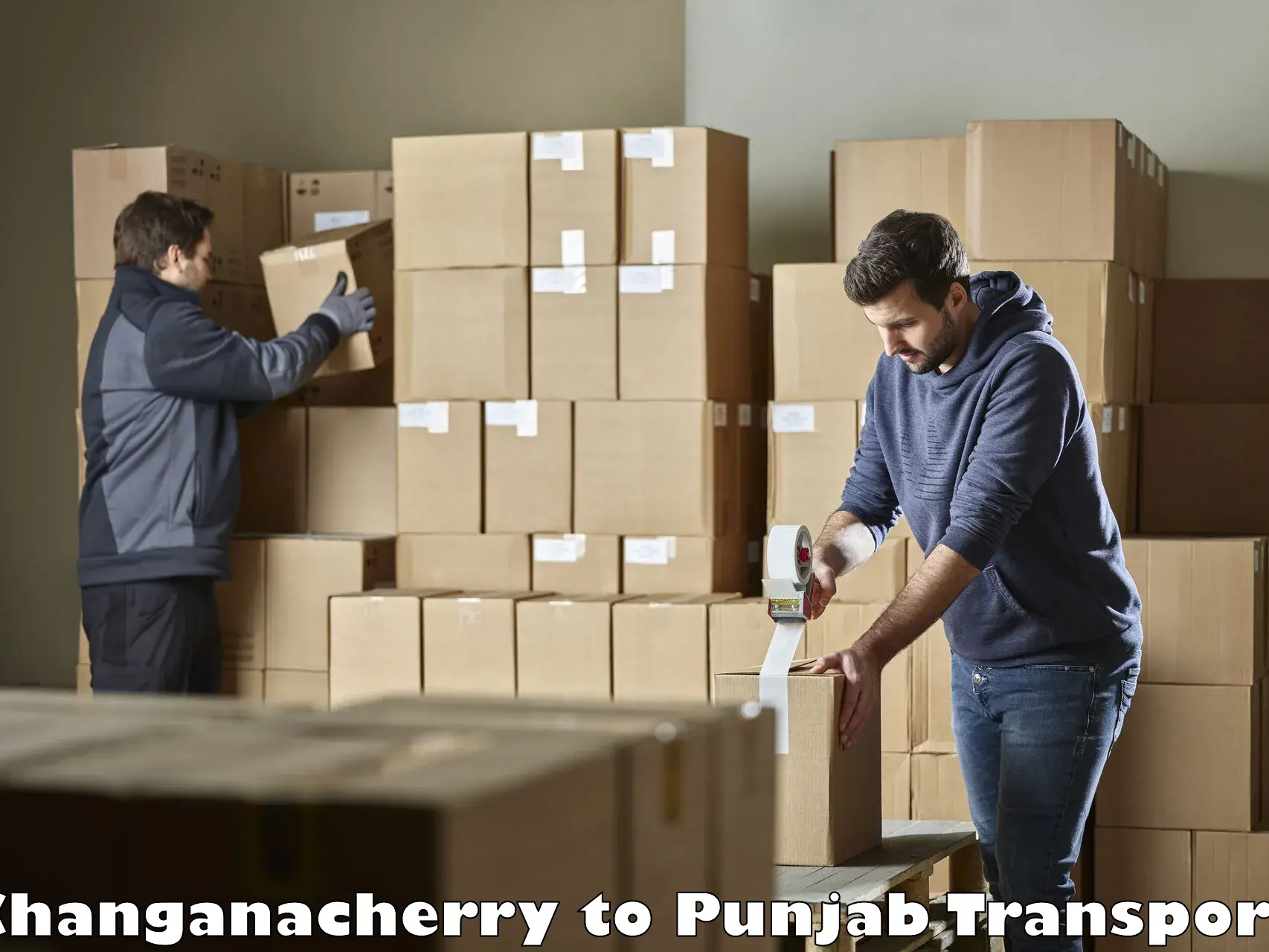 Pick up transport service Changanacherry to Rampura Phul