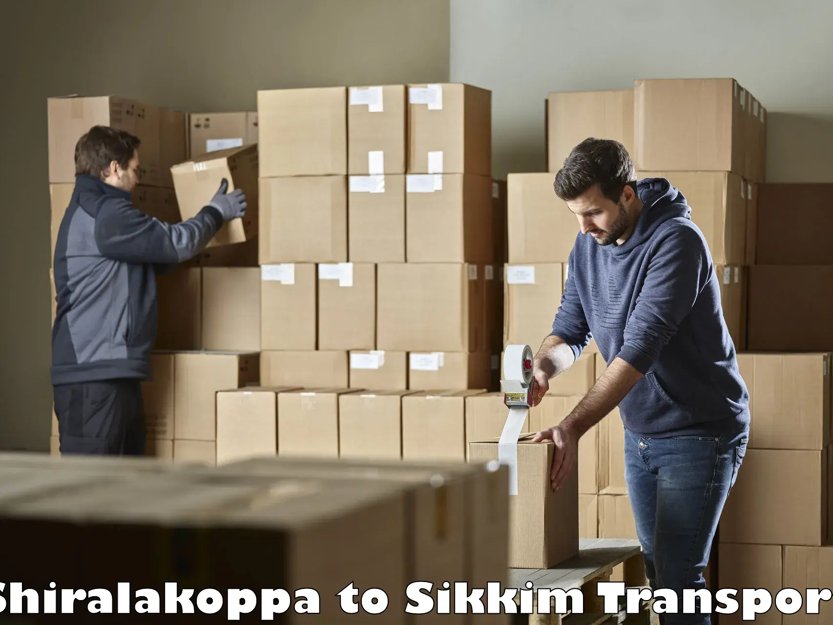 Container transport service Shiralakoppa to South Sikkim