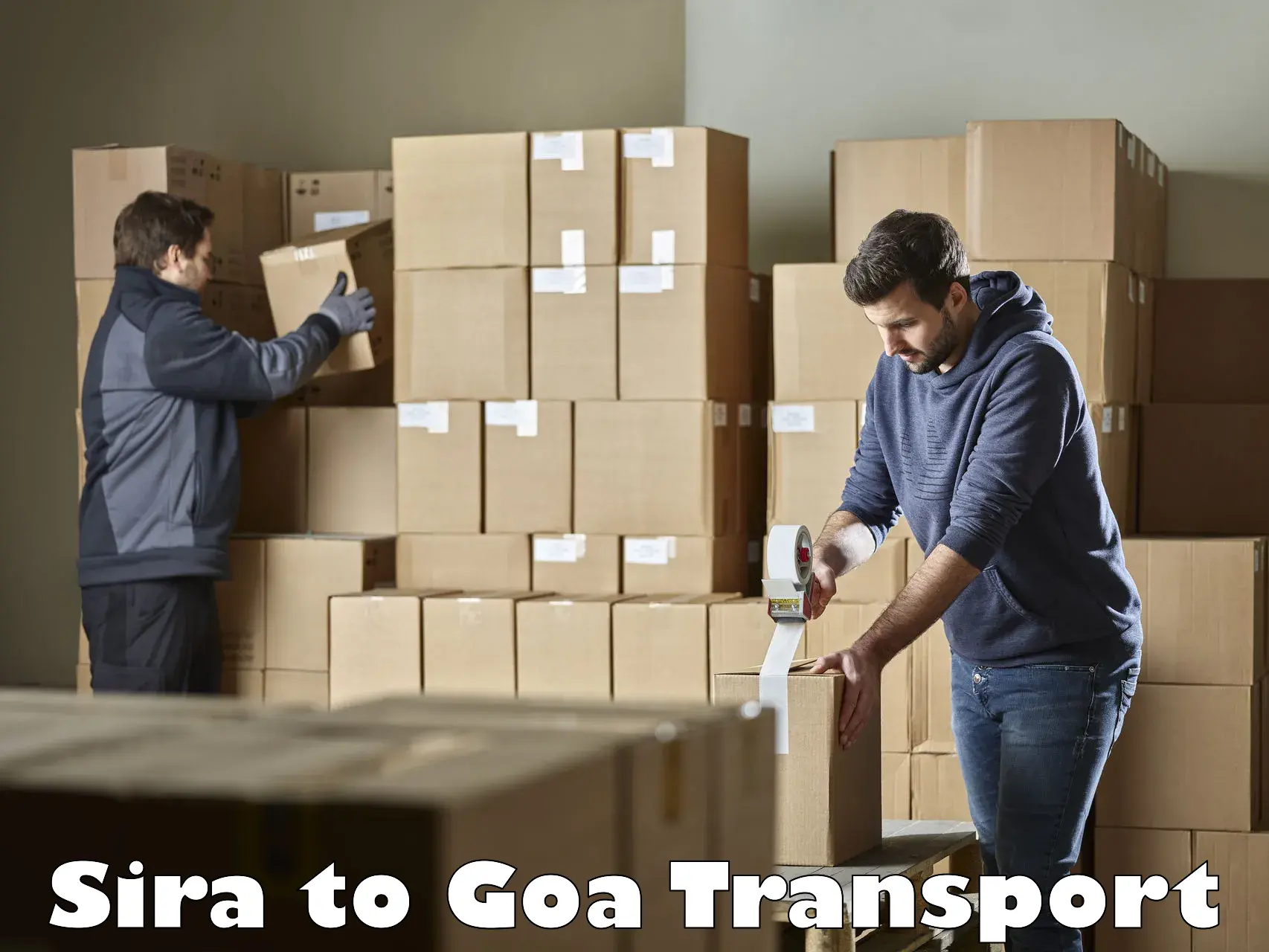 Cargo transport services Sira to Panaji