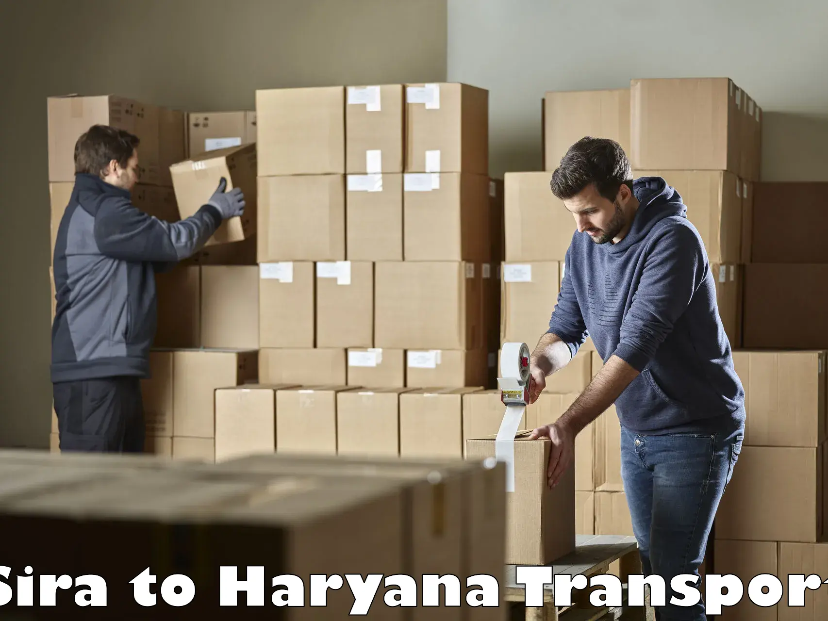 Container transportation services Sira to Rewari