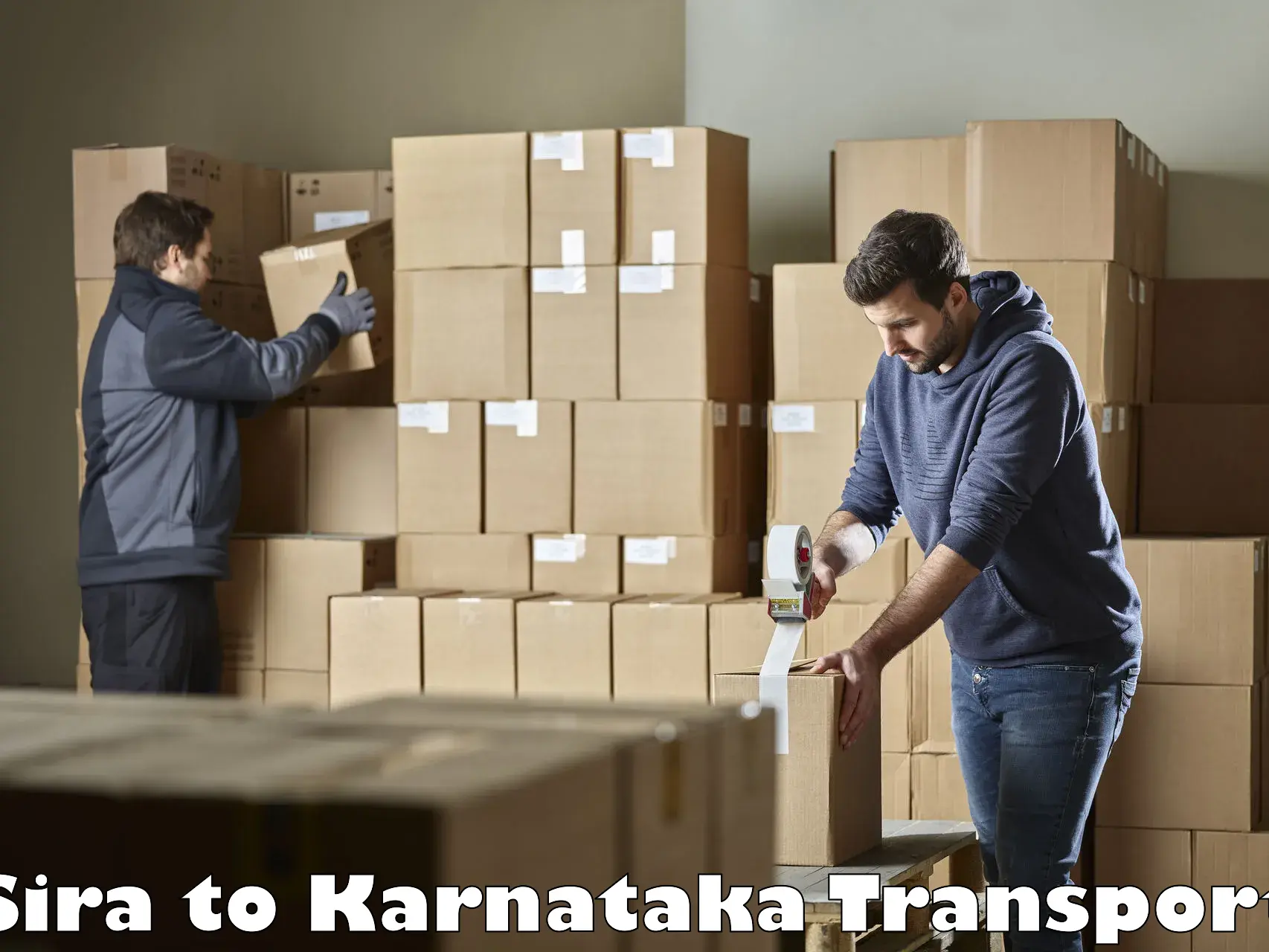Bike transport service Sira to Karnataka