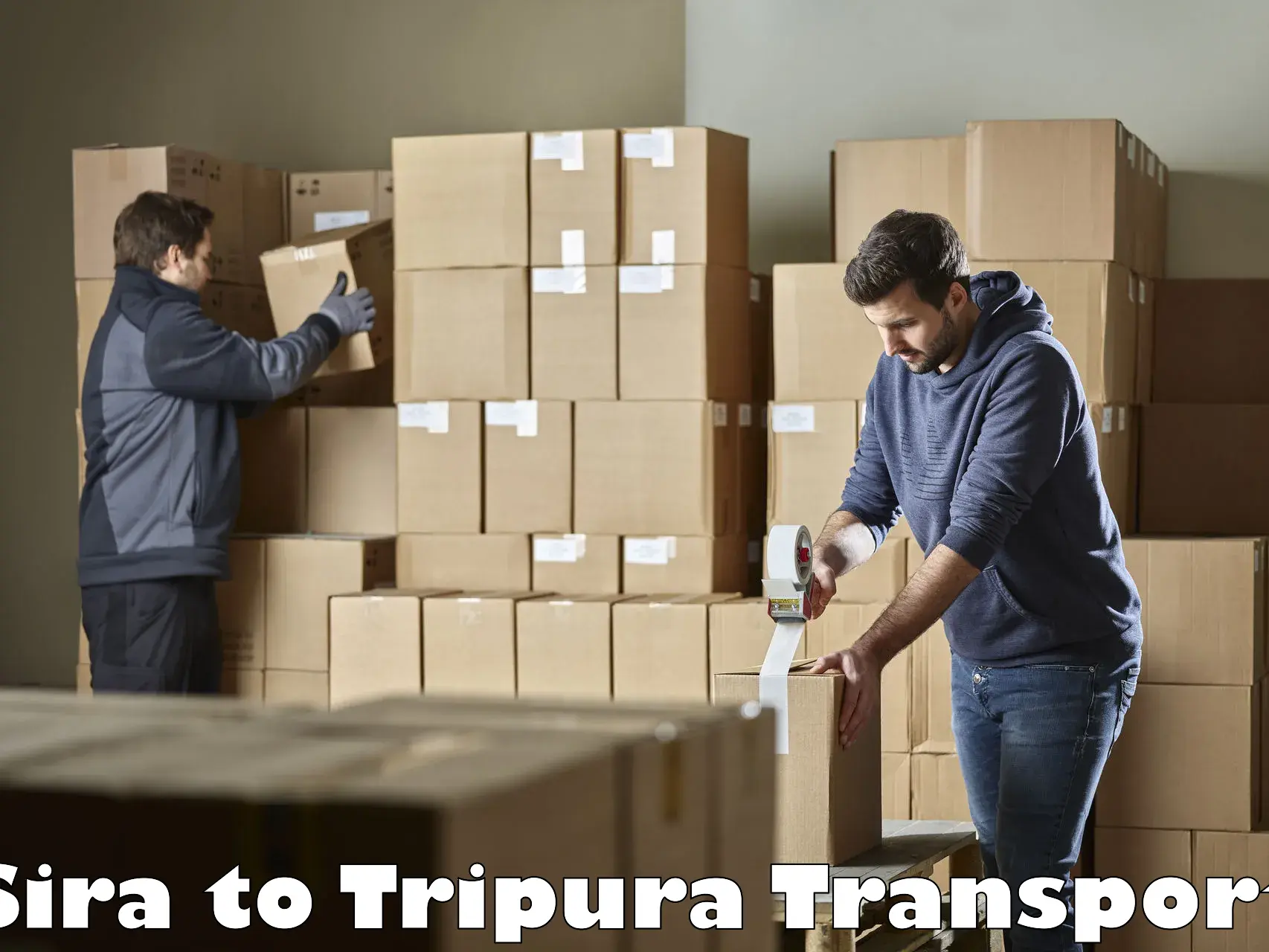 Luggage transport services Sira to Tripura
