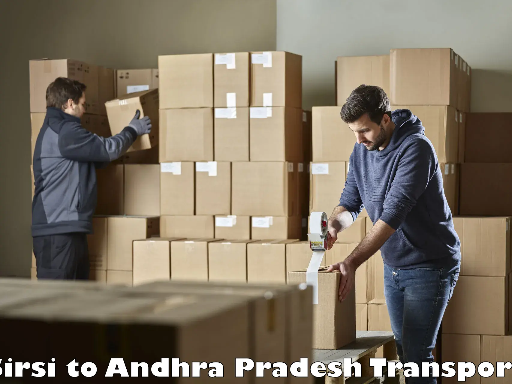 Nationwide transport services in Sirsi to Annavaram