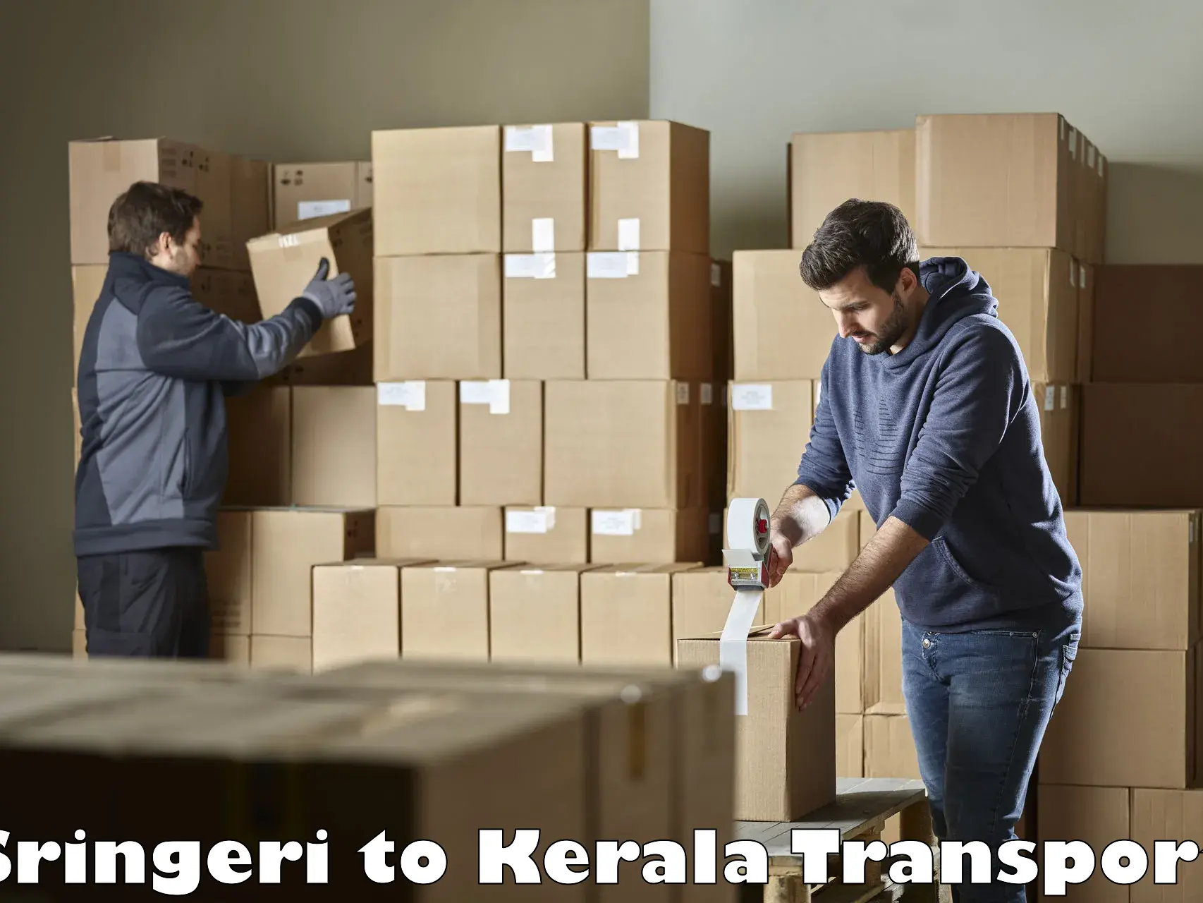 Container transportation services Sringeri to Udumbanchola