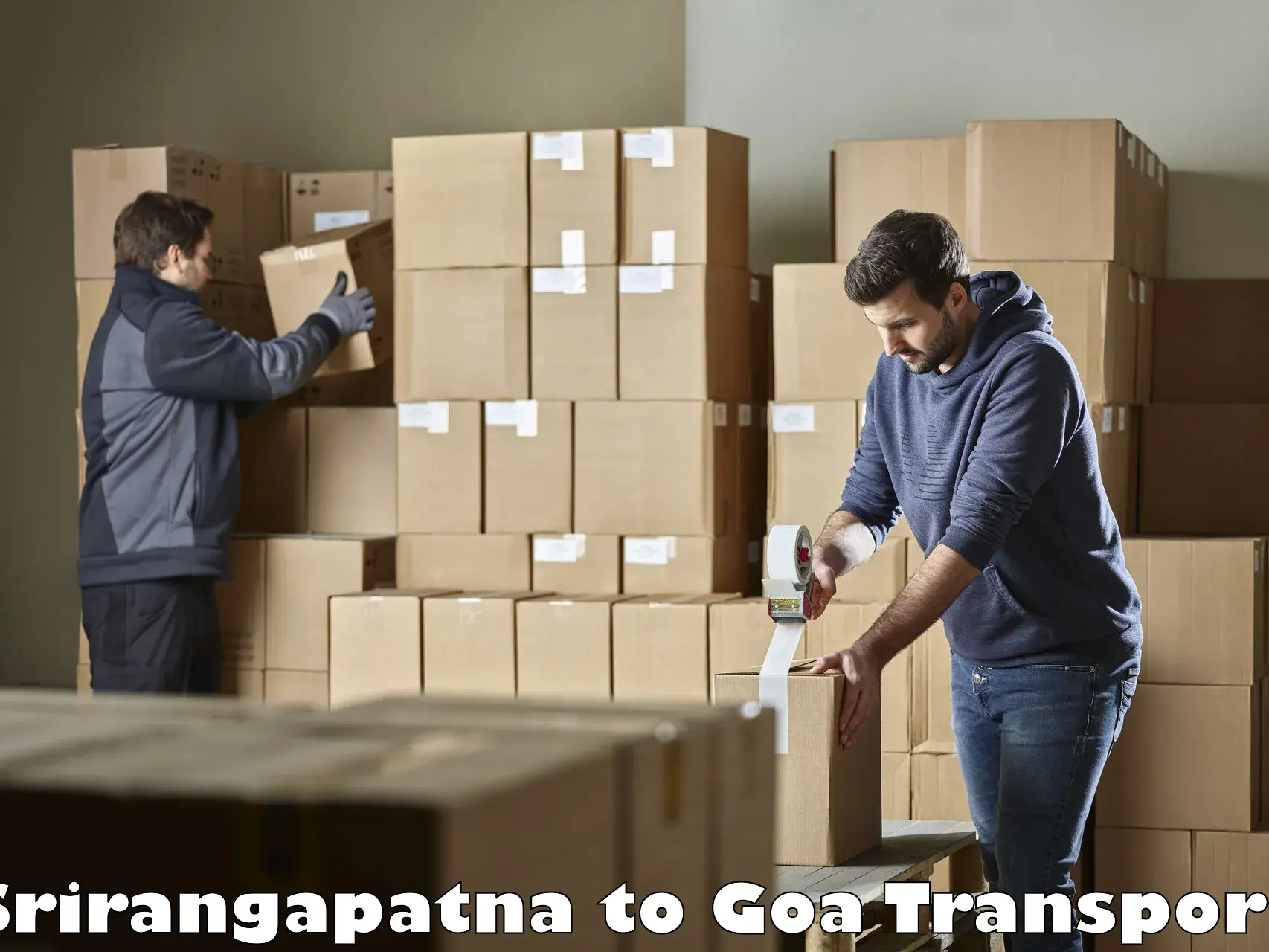 India truck logistics services Srirangapatna to Canacona
