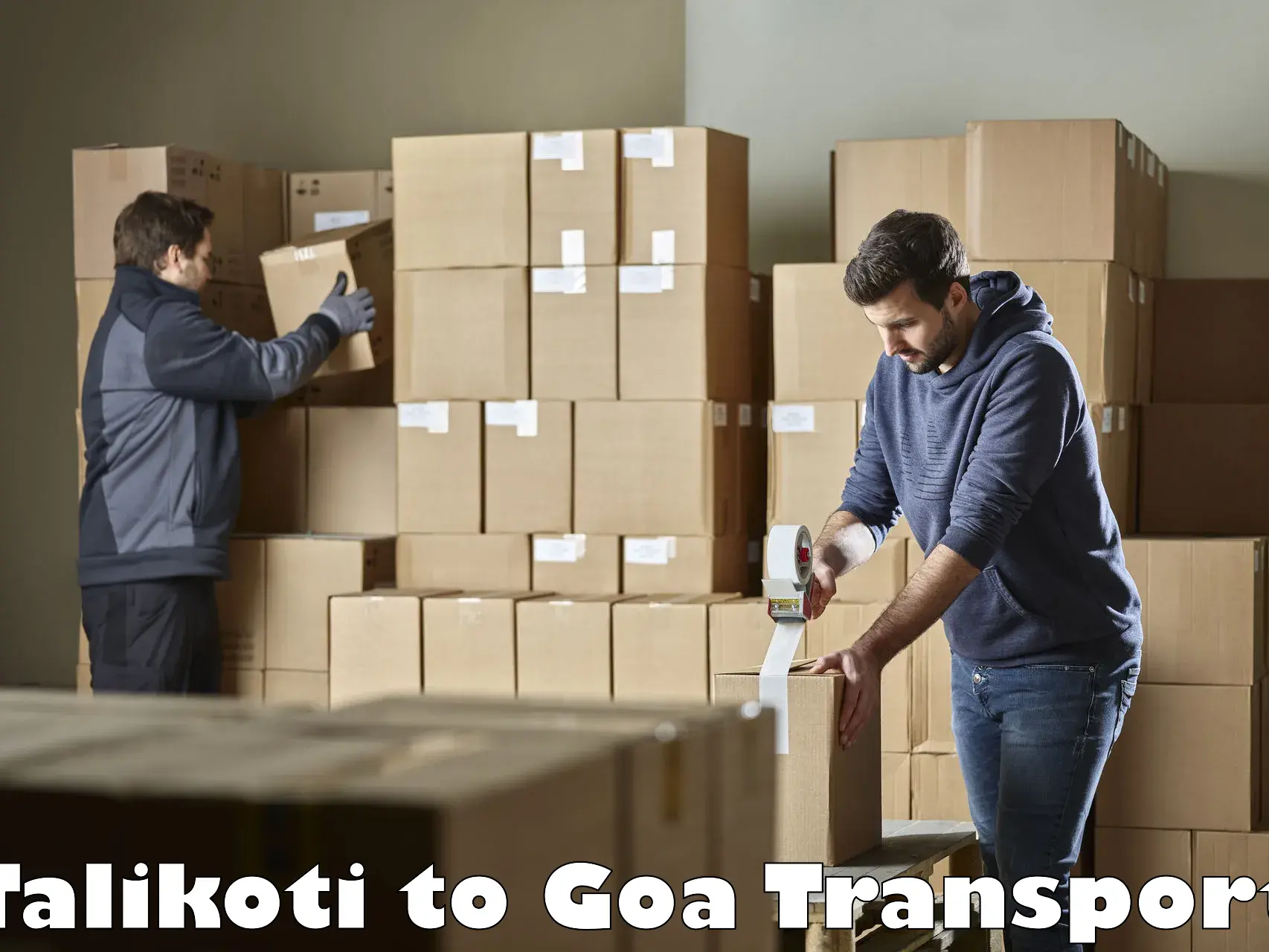 Part load transport service in India Talikoti to IIT Goa