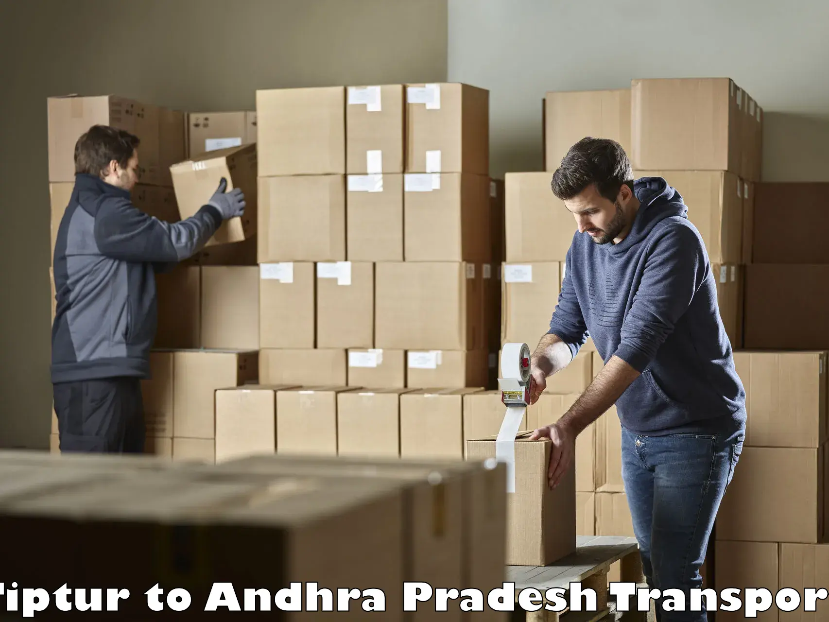 All India transport service Tiptur to Addanki