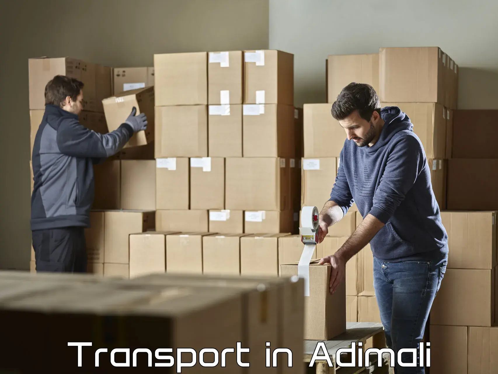 Cargo transport services in Adimali