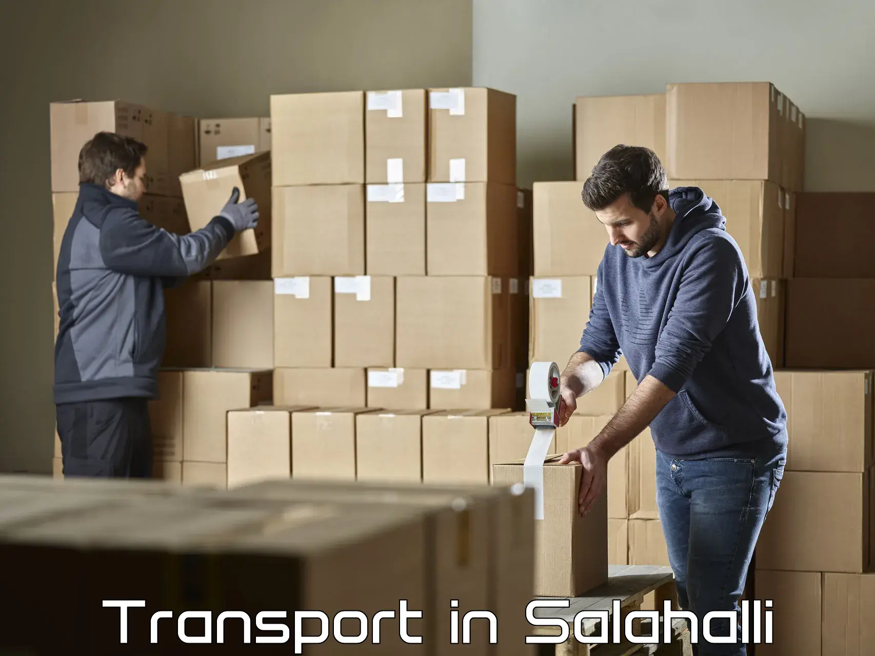 Intercity goods transport in Salahalli