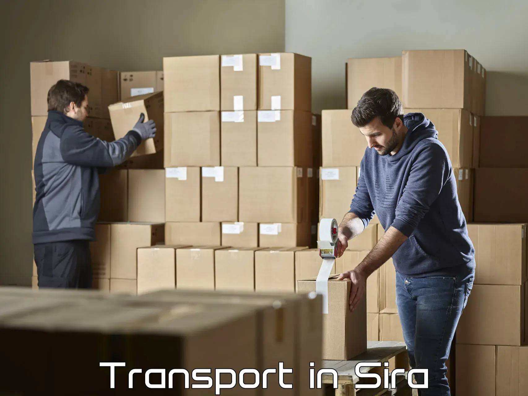 Online transport service in Sira