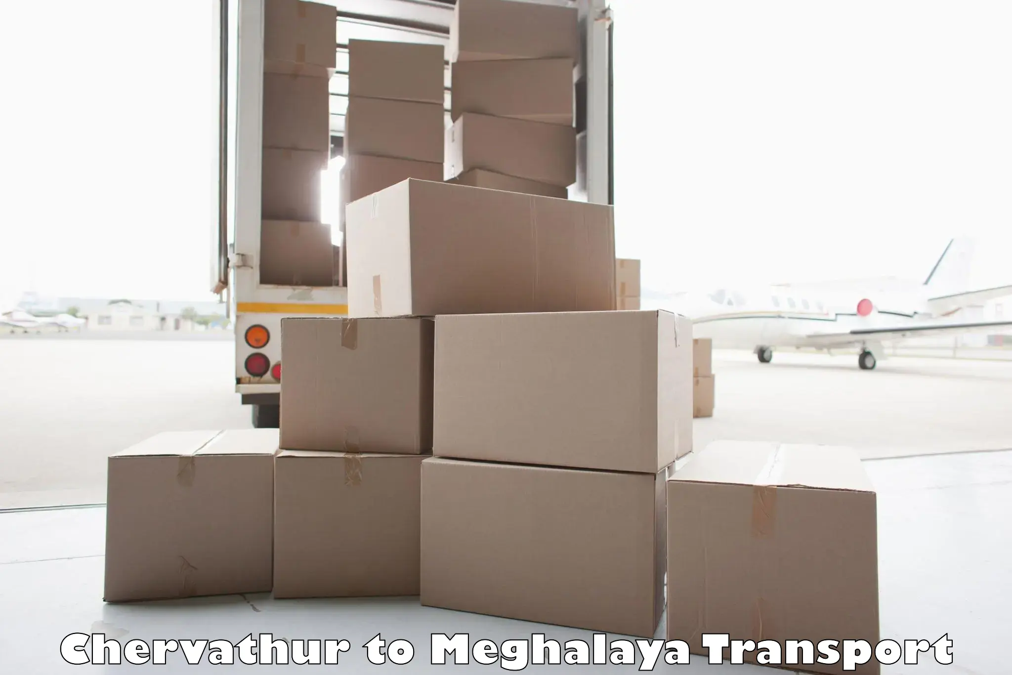 Vehicle parcel service Chervathur to Cherrapunji