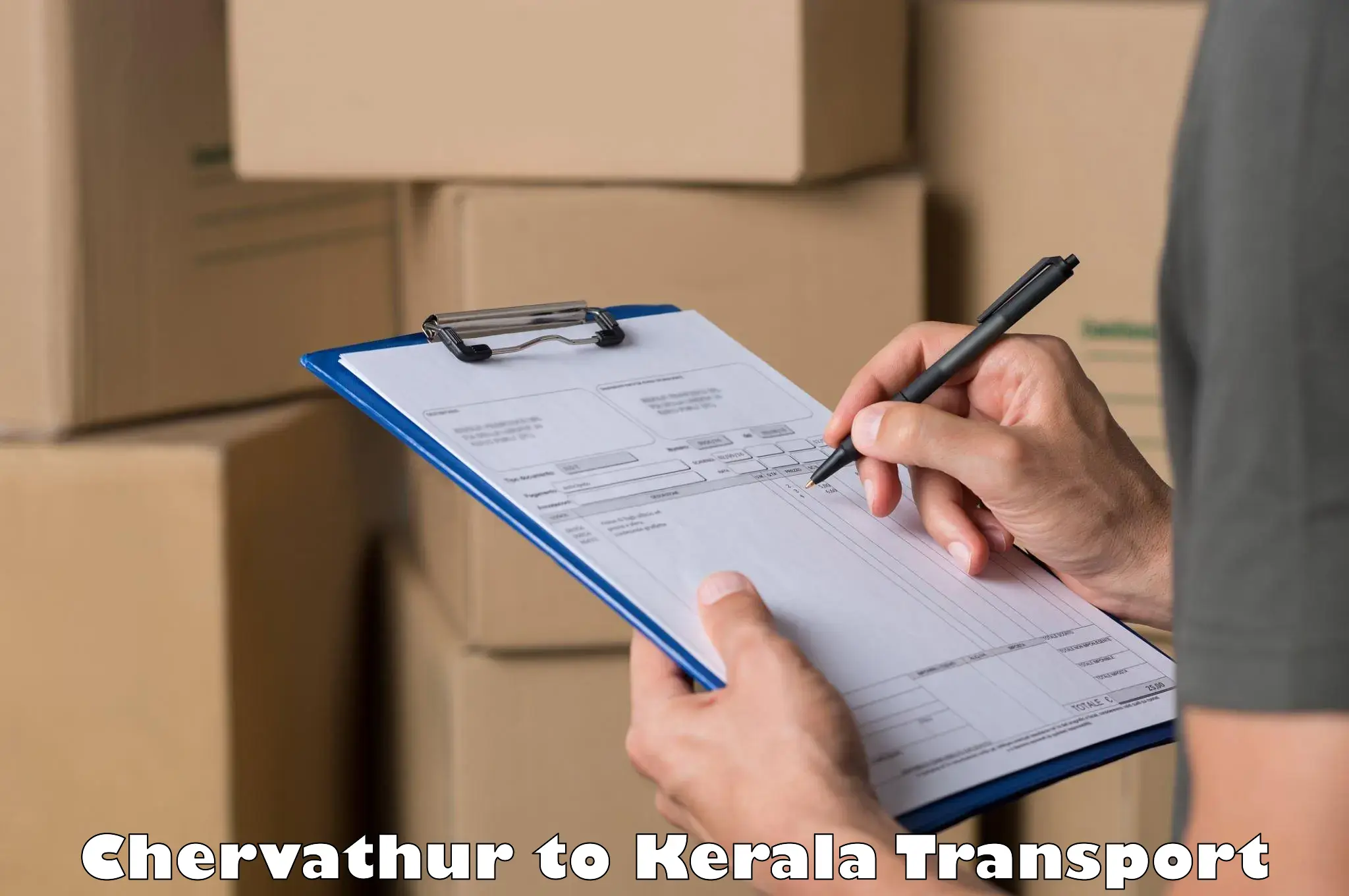 Online transport service Chervathur to Kottayam