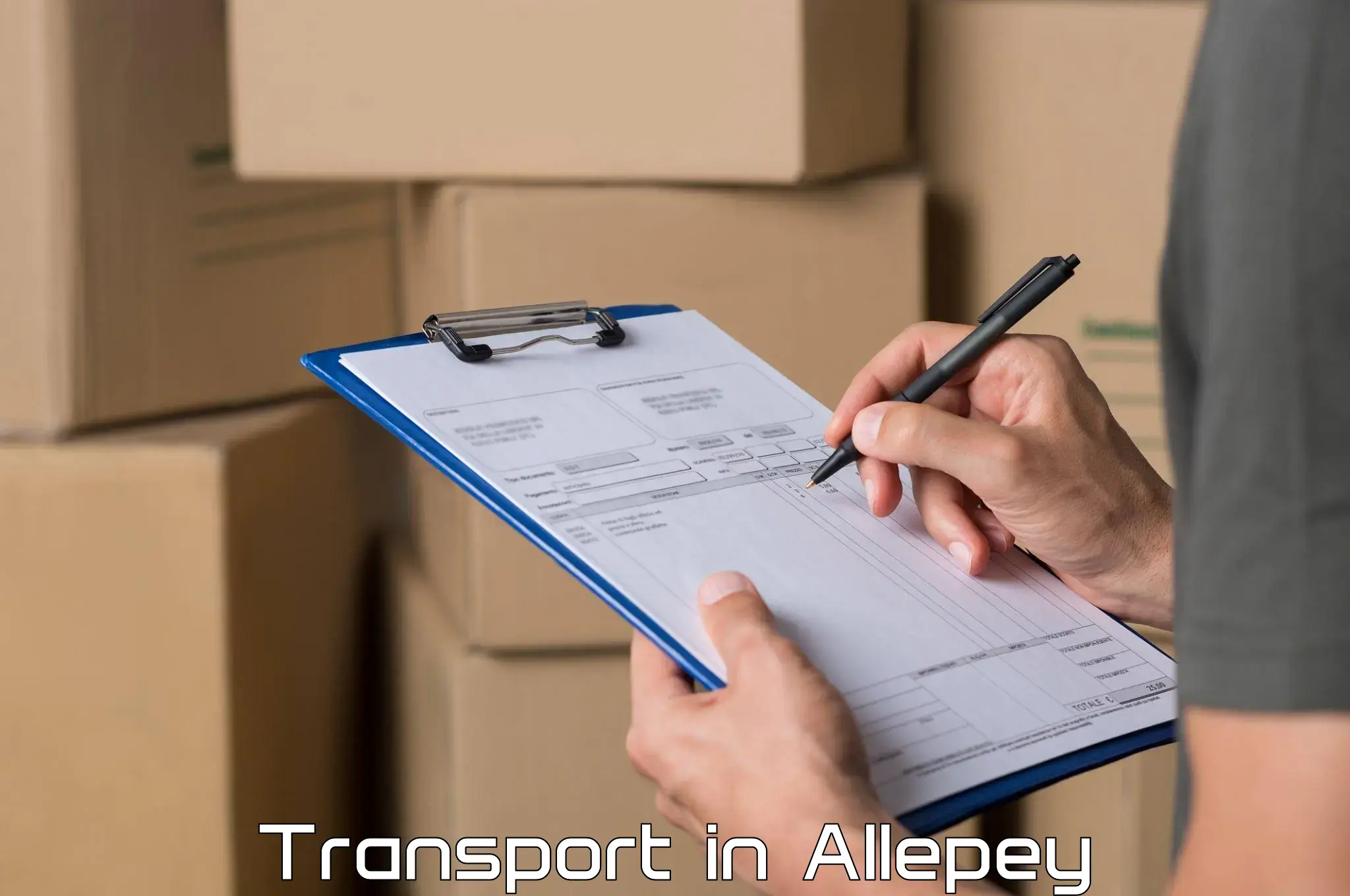 Domestic transport services in Allepey